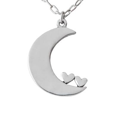 Pick Your Sentiment Necklace Set - True Friends Love You To The Moon