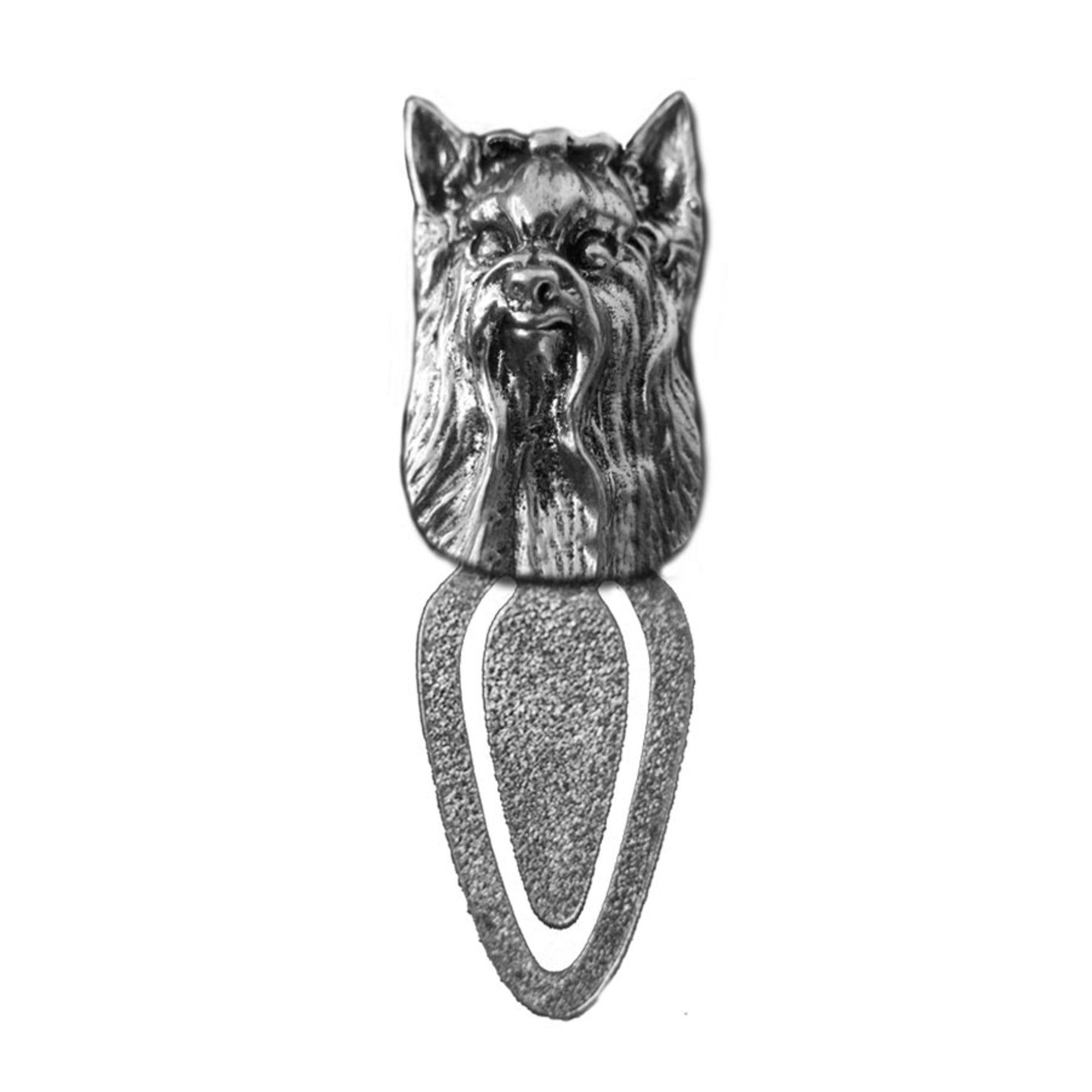 New-Spin Metal Casting Yorkie Bookmark