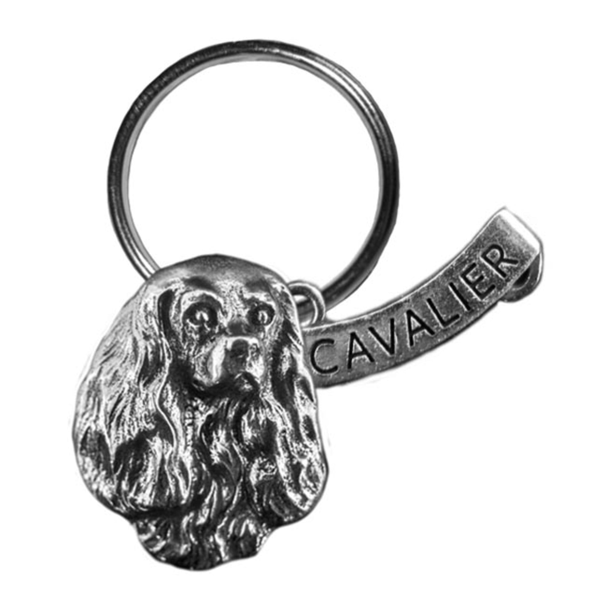 New-Spin Metal Casting Cavalier Keychain