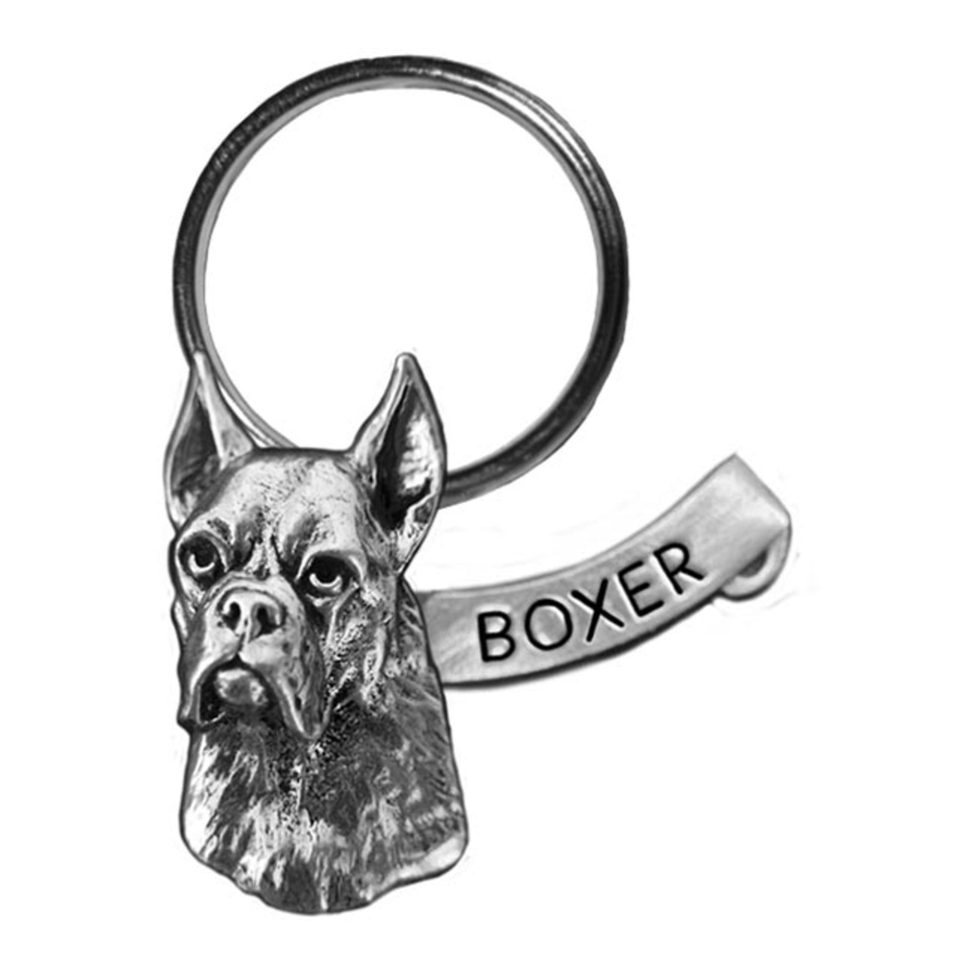 New-Spin Metal Casting Boxer Keychain