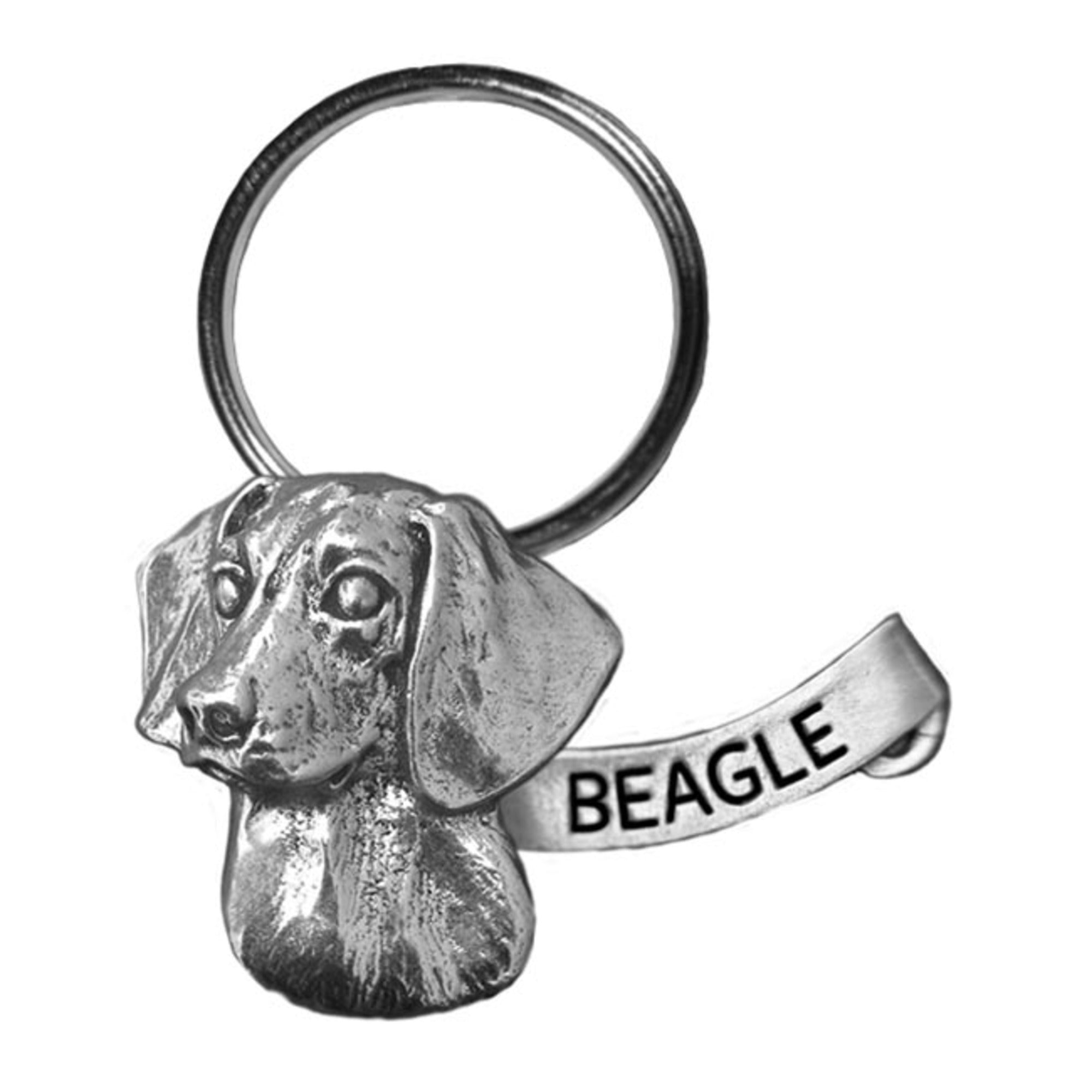 New-Spin Metal Casting Beagle Keychain