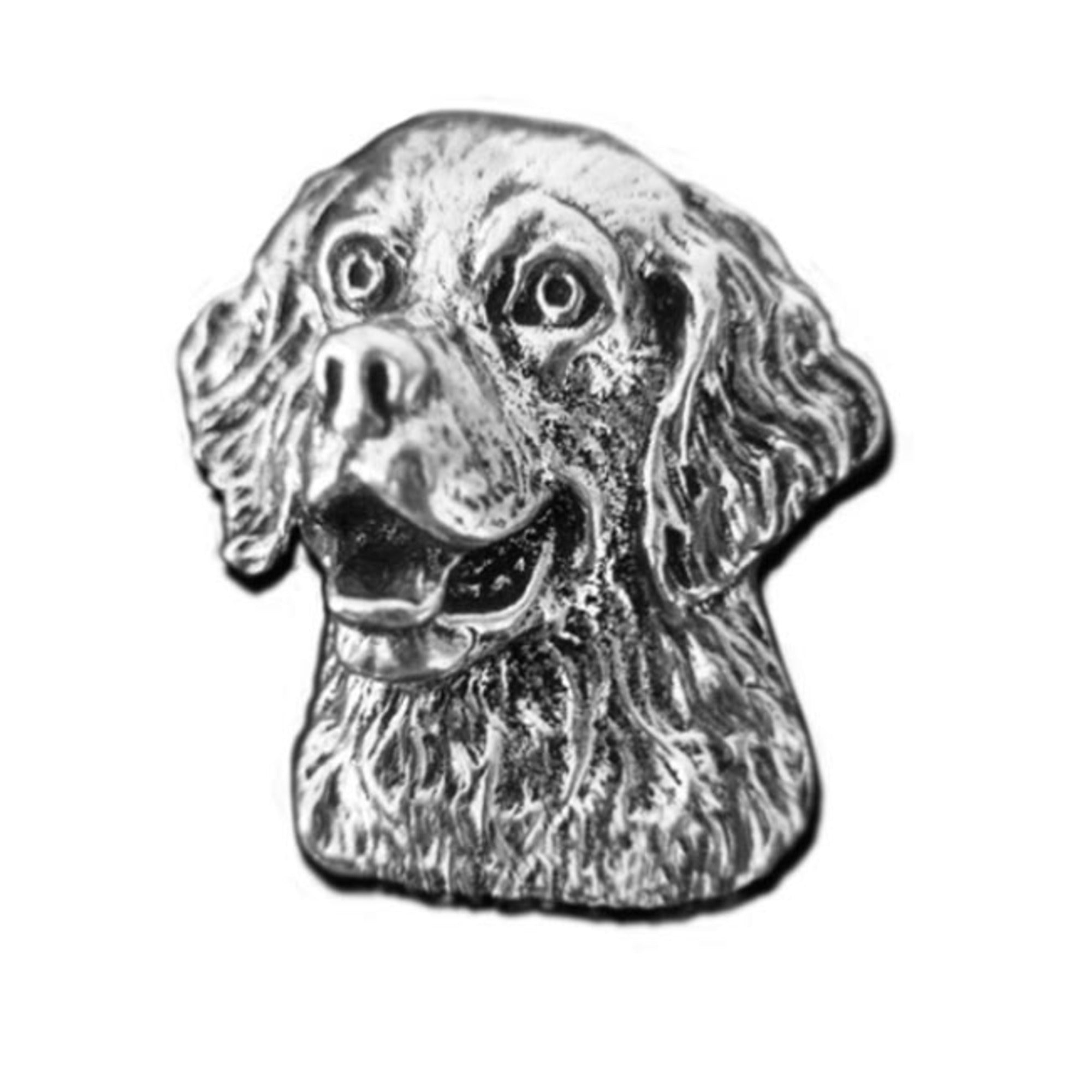 New-Spin Metal Casting Golden Retriever Magnet