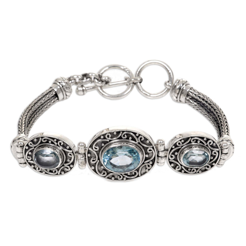 NOVICA Tradition Sterling Silver Bracelet | GreaterGood