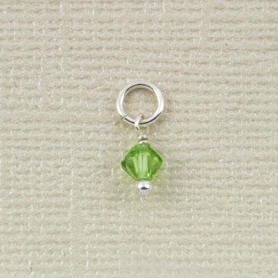 Birthstone Crystal Necklace - August - Pendant Only