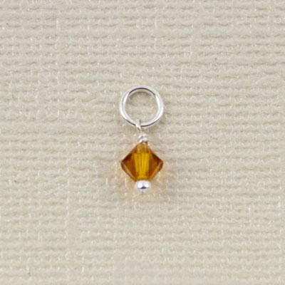 Birthstone Crystal Necklace - November - Pendant Only