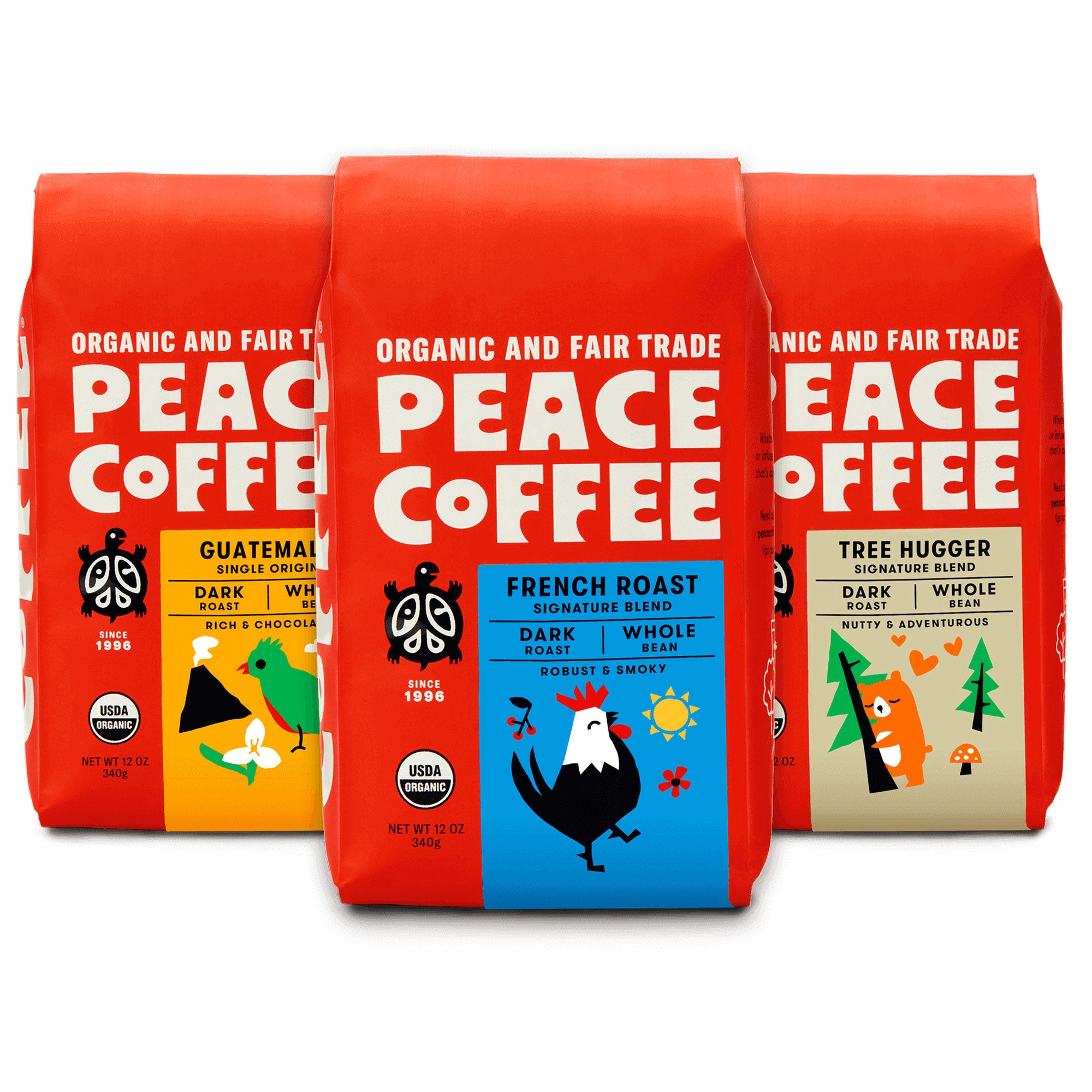 Peace Coffee Dark Horse Coffee Bundle - Whole Bean