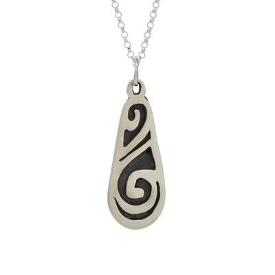 Rain Chaac Sterling Silver Pendant Necklace - Pendant Only