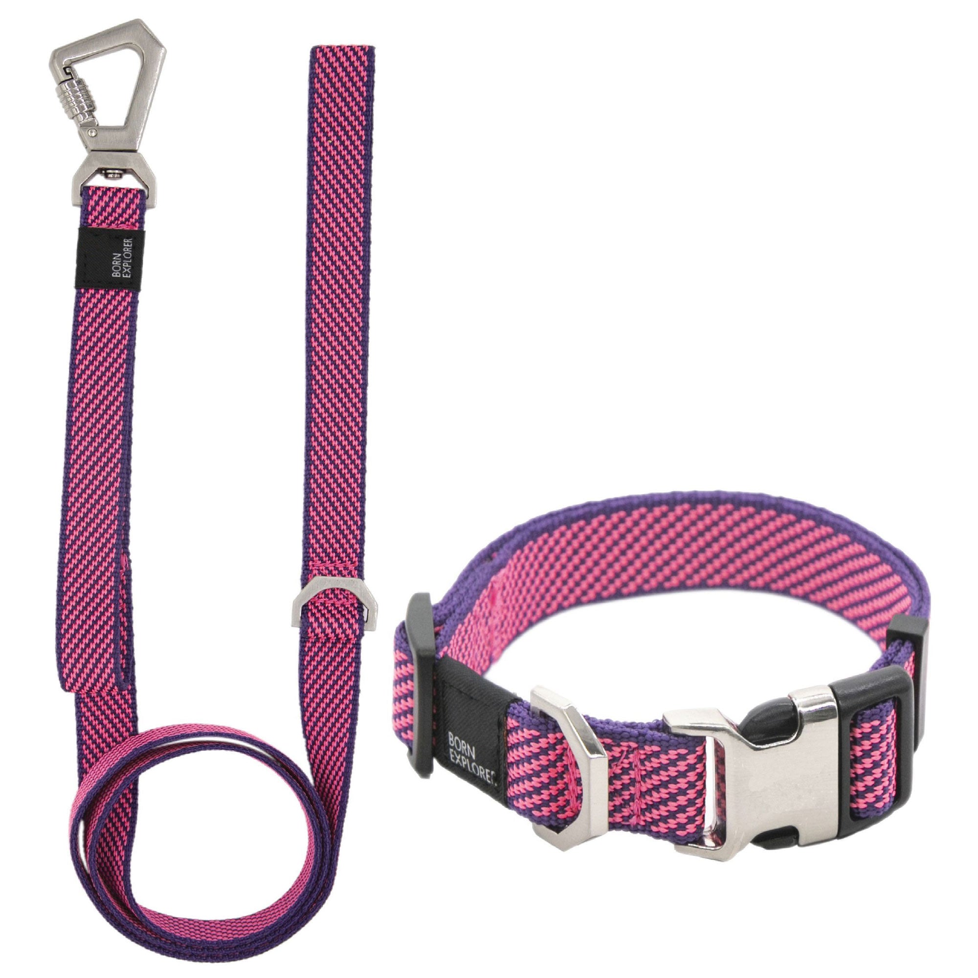 Pet Life® Escapade 2-in-1 Leash & Collar - Pink - Large