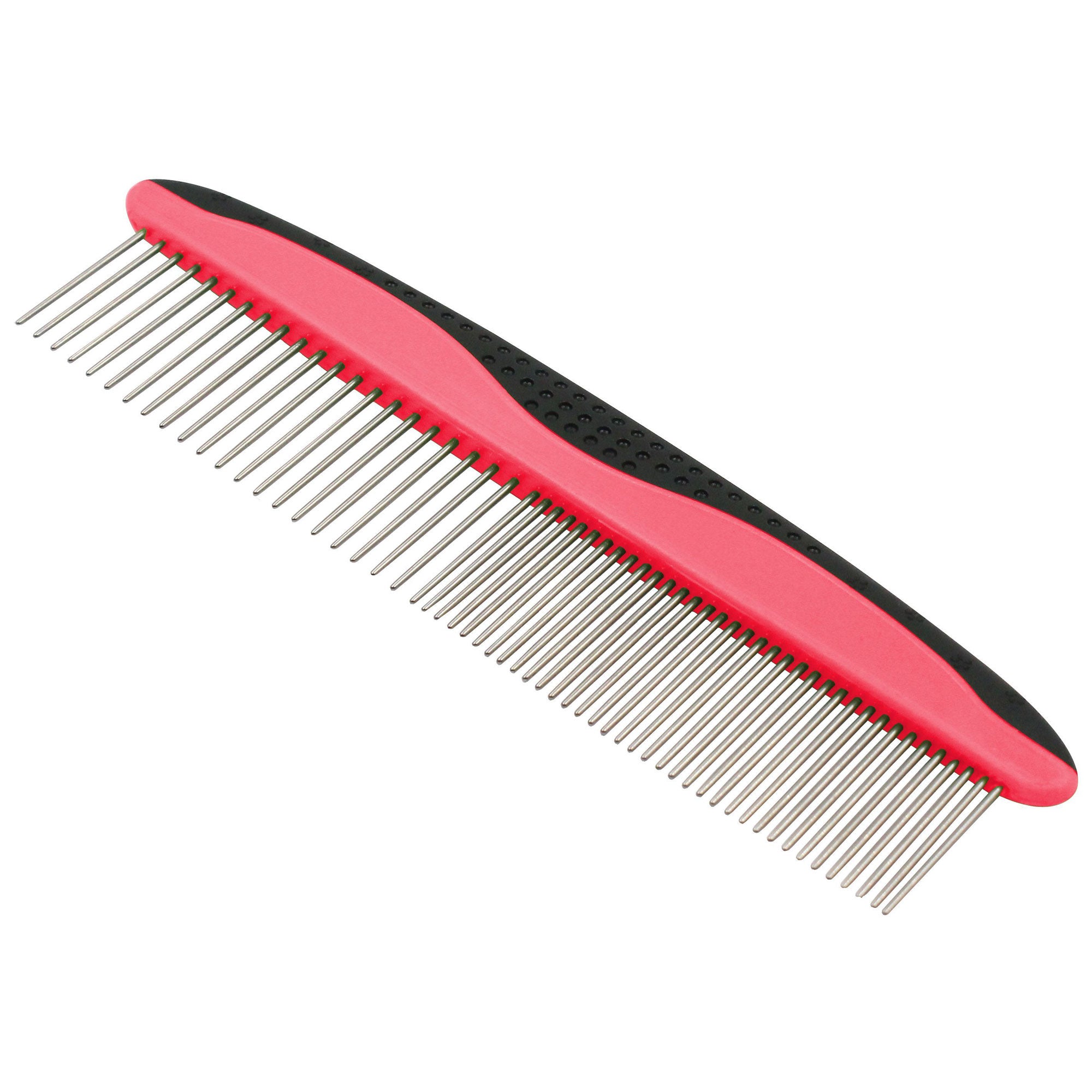 Pet Life® Grip Ease Grooming Pet Comb - Red