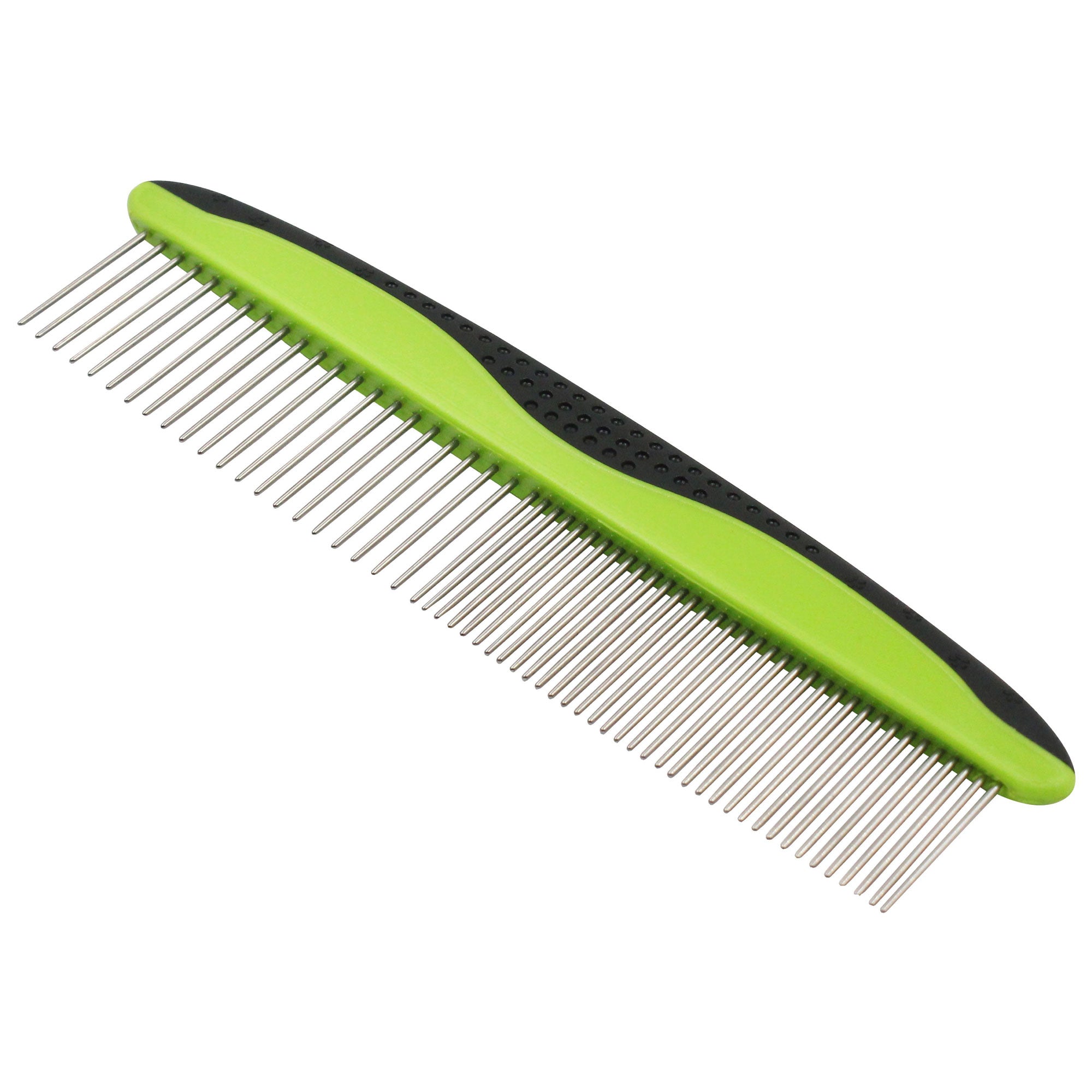 Pet Life® Grip Ease Grooming Pet Comb - Green