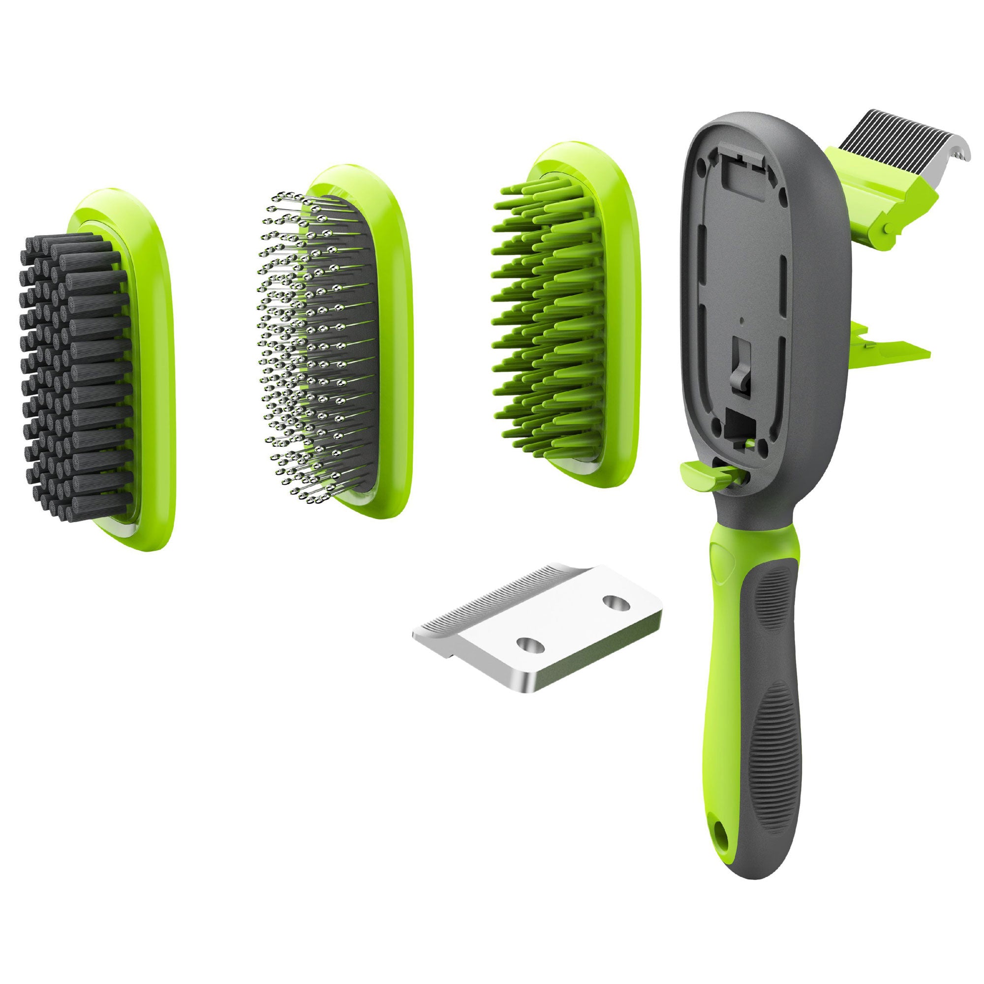 Pet Life® Conversion 5-in-1 Pet Comb - Green