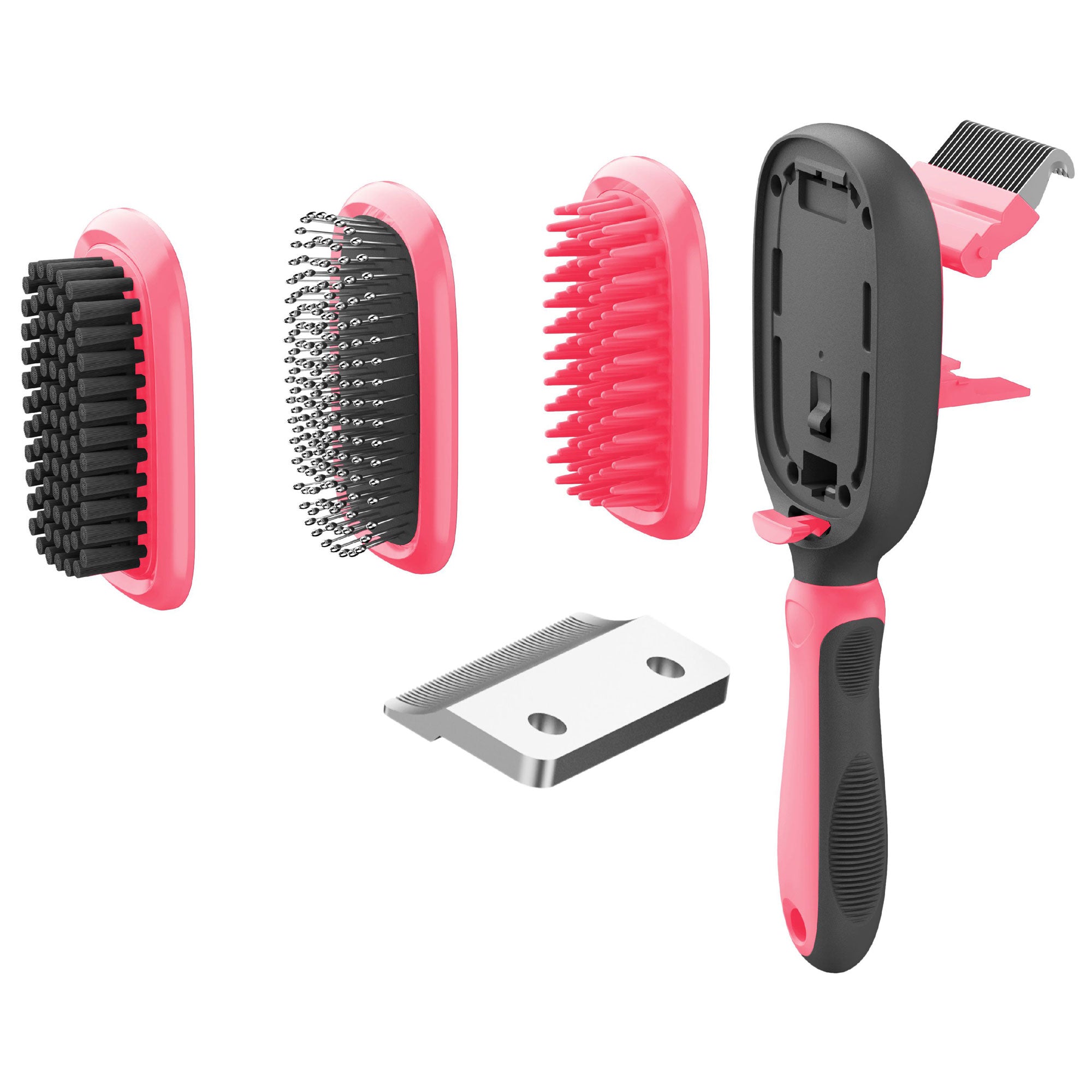 Pet Life® Conversion 5-in-1 Pet Comb - Pink