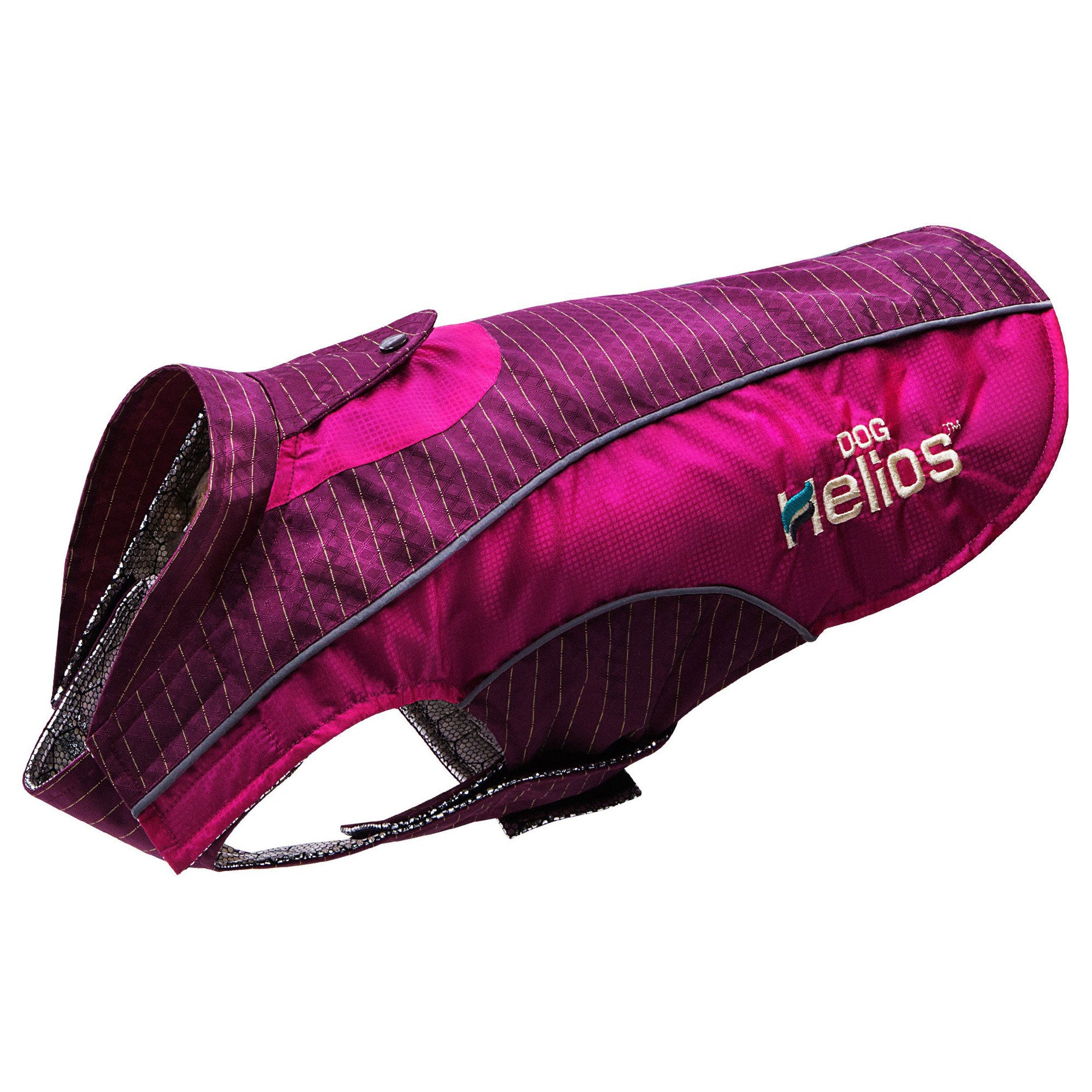 Dog Helios® Reflecta-Bolt Dog Jacket - Hot Pink / Purple - X-Small