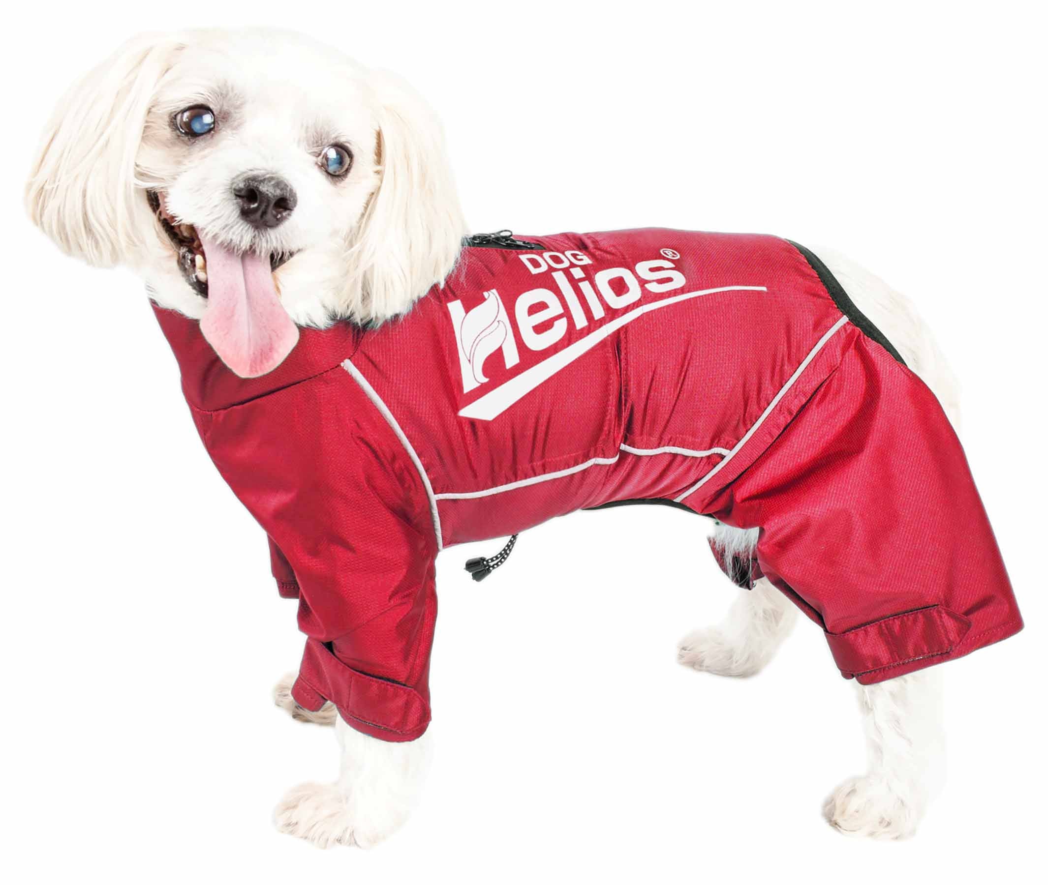 Dog Helios® 'Hurricanine' Jacket W/ Heat Reflective Technology - Sporty Red - X-small