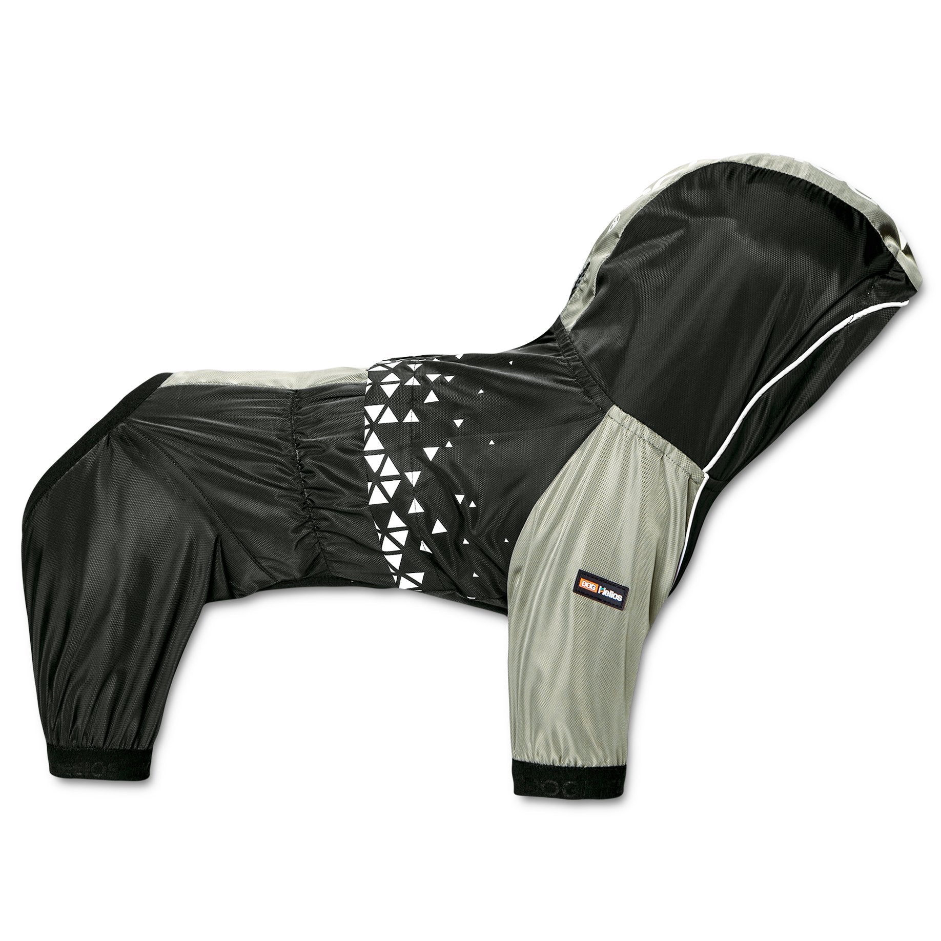 Dog Helios® 'Vortex' Windbreaker Jacket - Black - Large