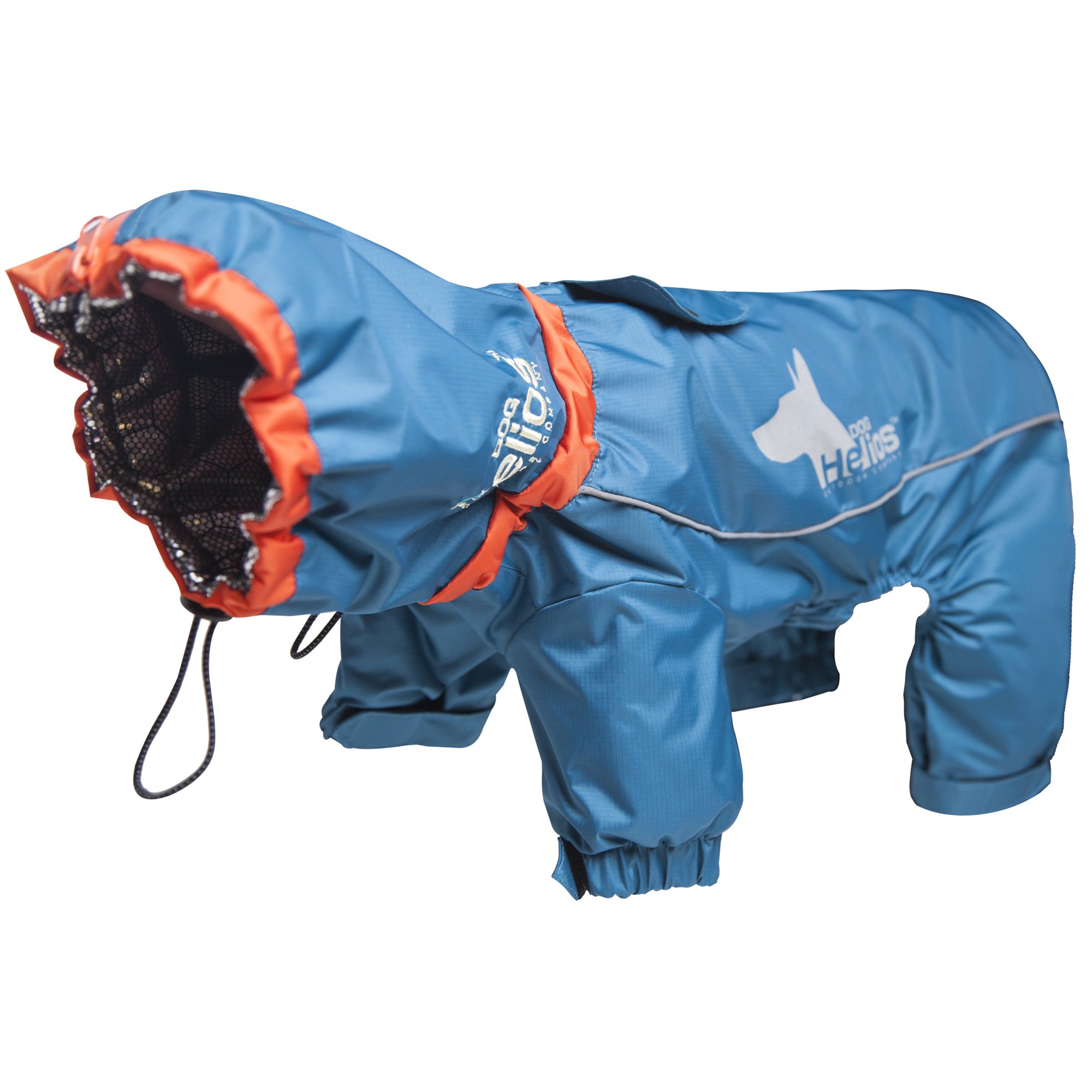 Dog Helios® Weather-King Windproof Dog Jacket - Blue - X-Small