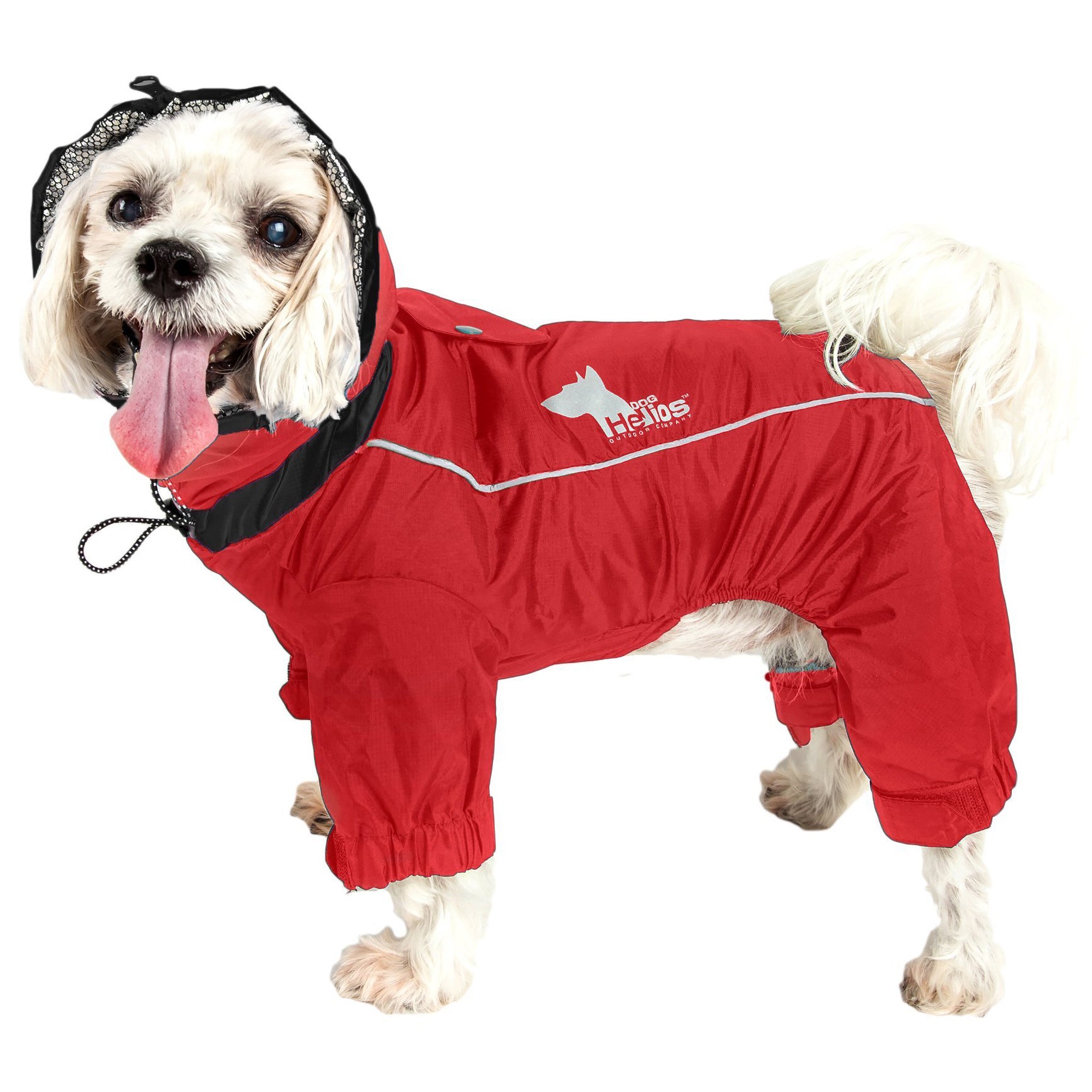 Dog Helios® Weather-King Windproof Dog Jacket - Red - Medium