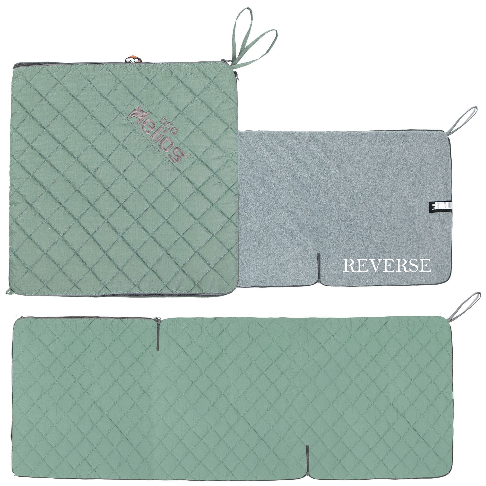 Dog Helios® Boulder-Trek Travel Dog Mat - Green