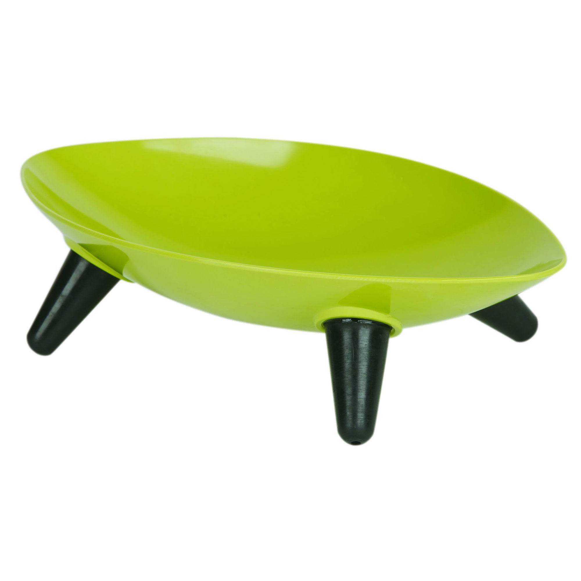 Pet Life® Melamine Couture Sculpture Dog Bowl - Green