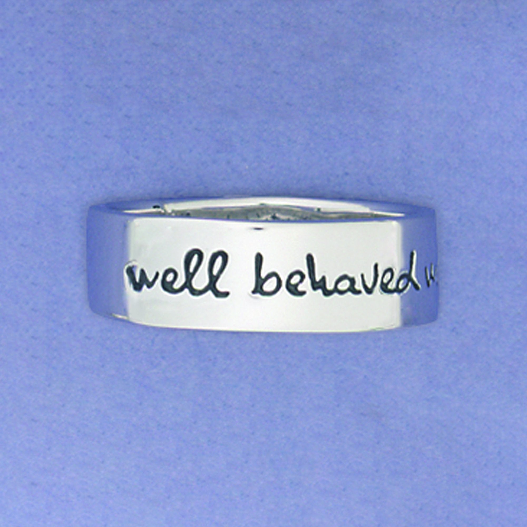 Well Behaved Women Sterling Ring - 9