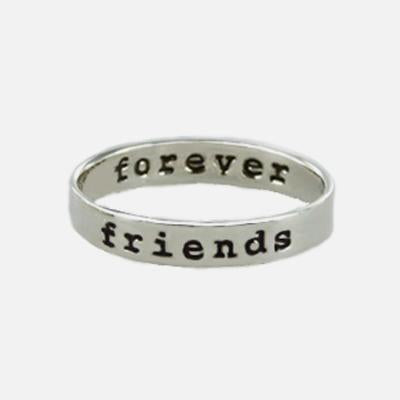 Friends Forever Sterling Silver Ring - 6
