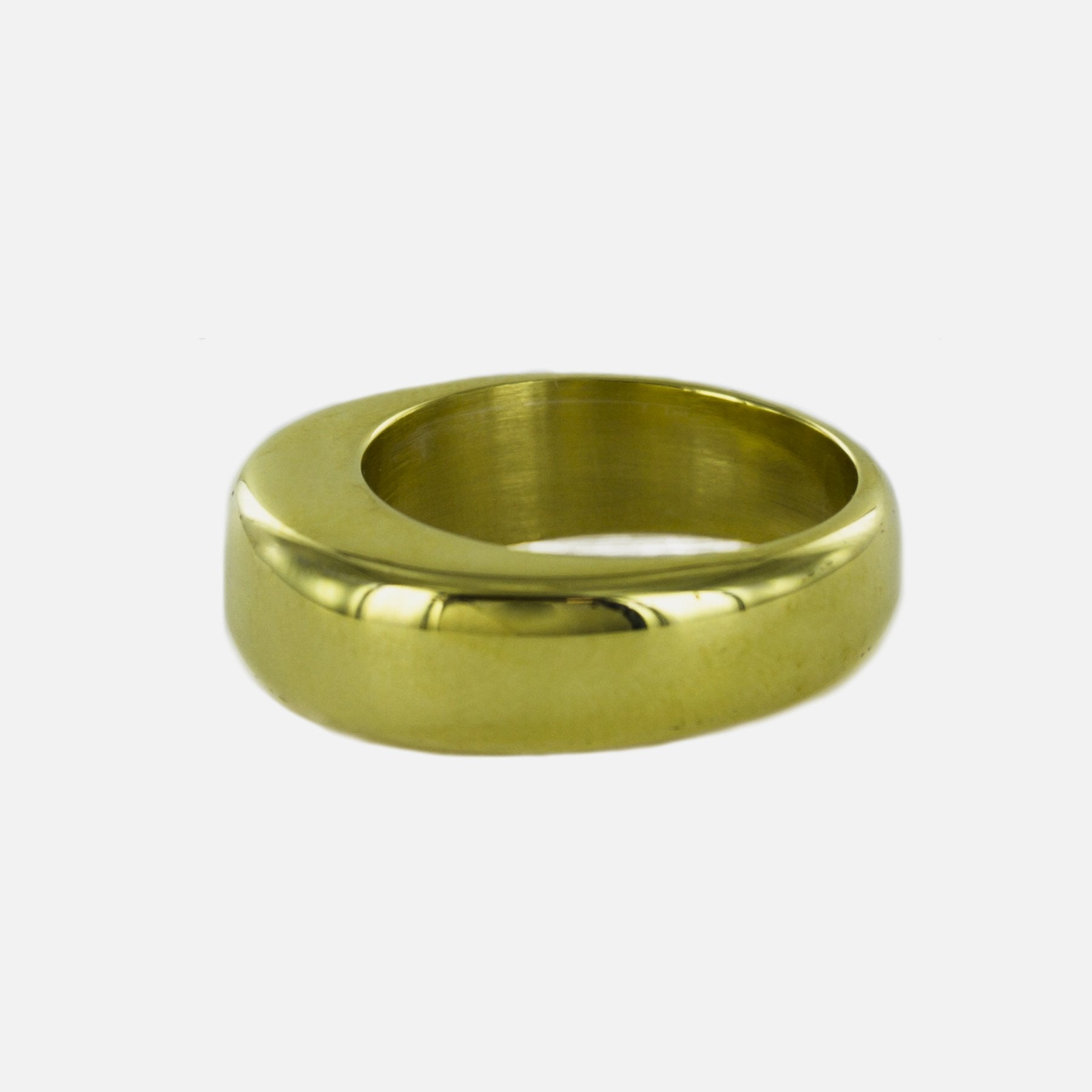 Hollow Brass Ring - Size 7