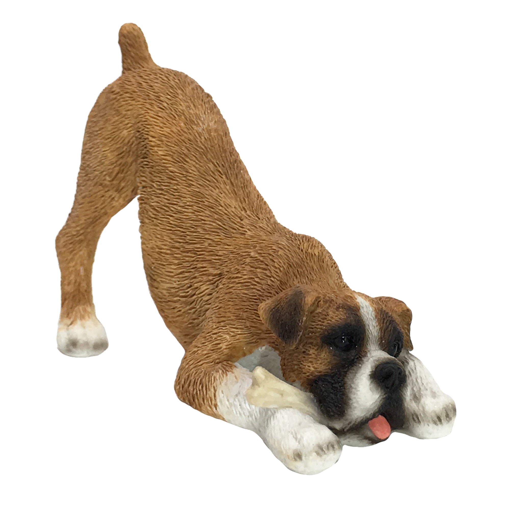 Sandicast Fawn Boxer Dog Sculpture