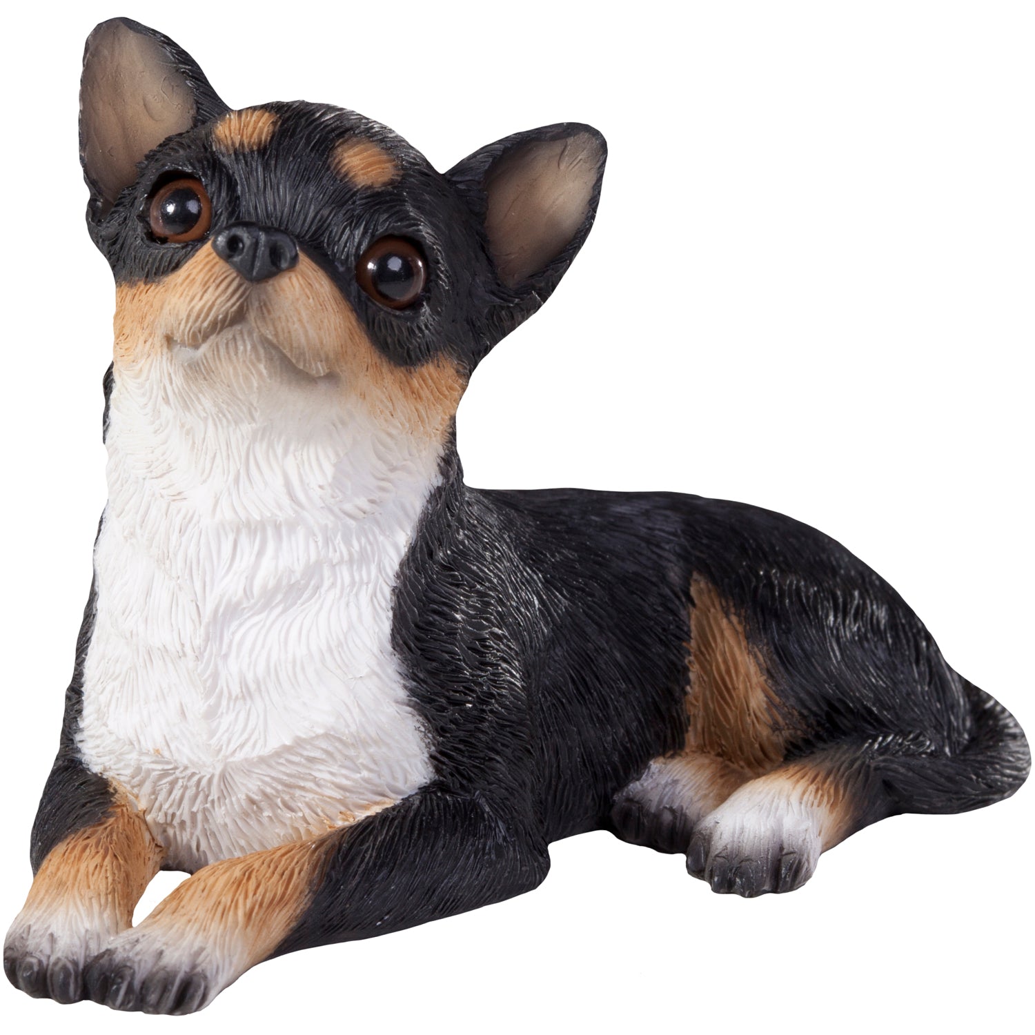 Sandicast Tri Chihuahua Dog Sculpture