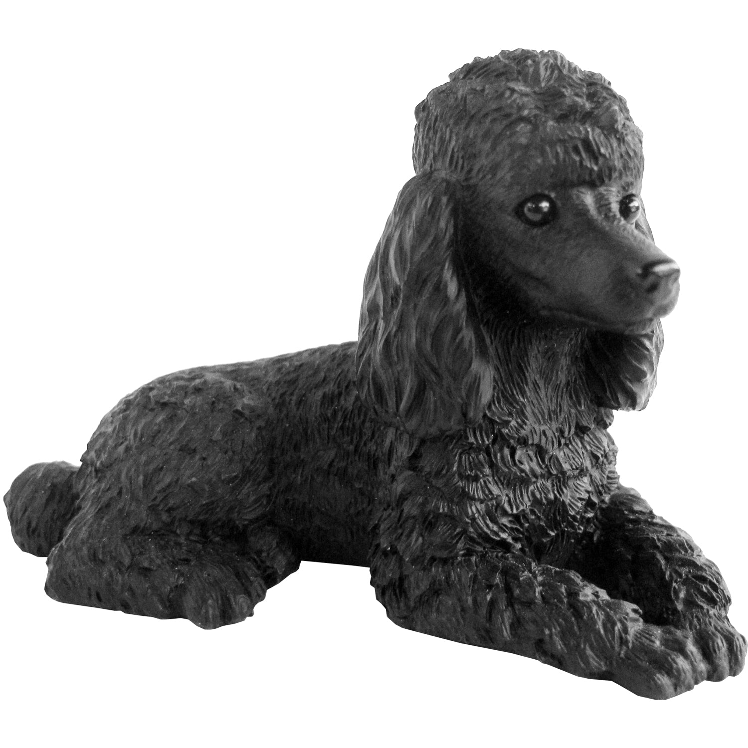 Sandicast Black Poodle Dog Sculpture