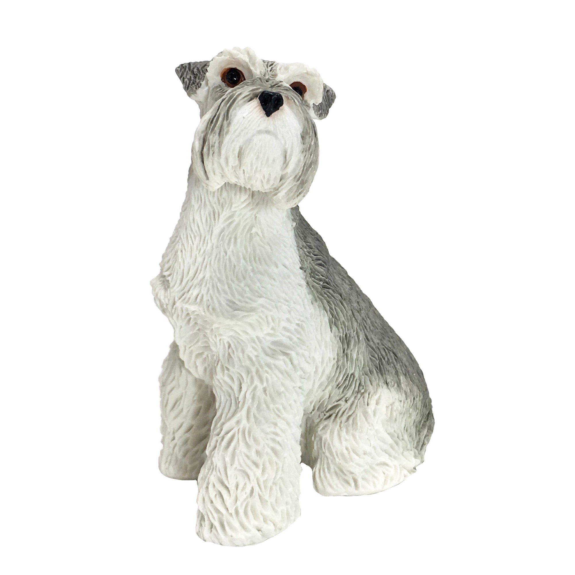 Sandicast Gray Schnauzer Dog Sculpture