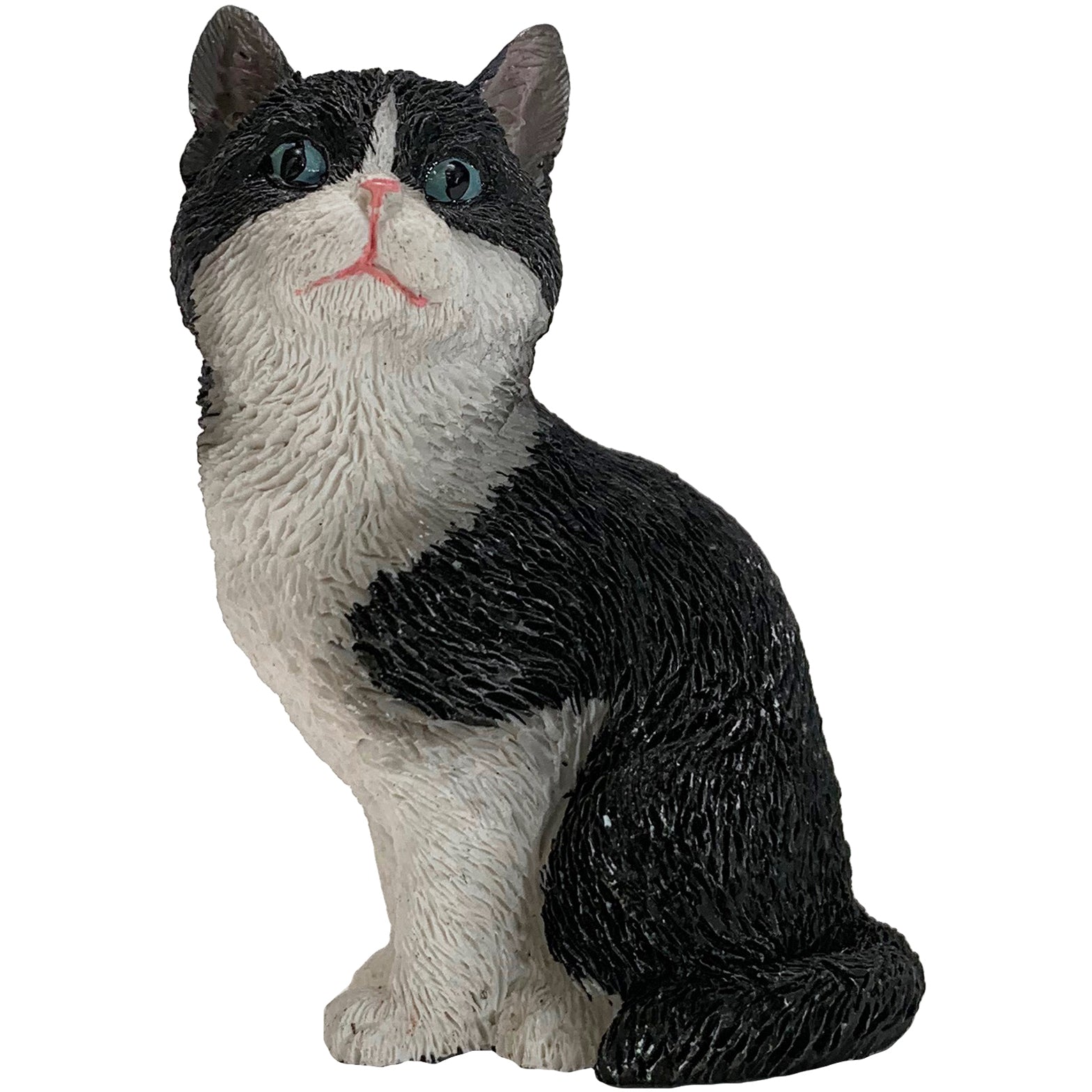 Sandicast Tuxedo American Shorthair Cat Sculpture