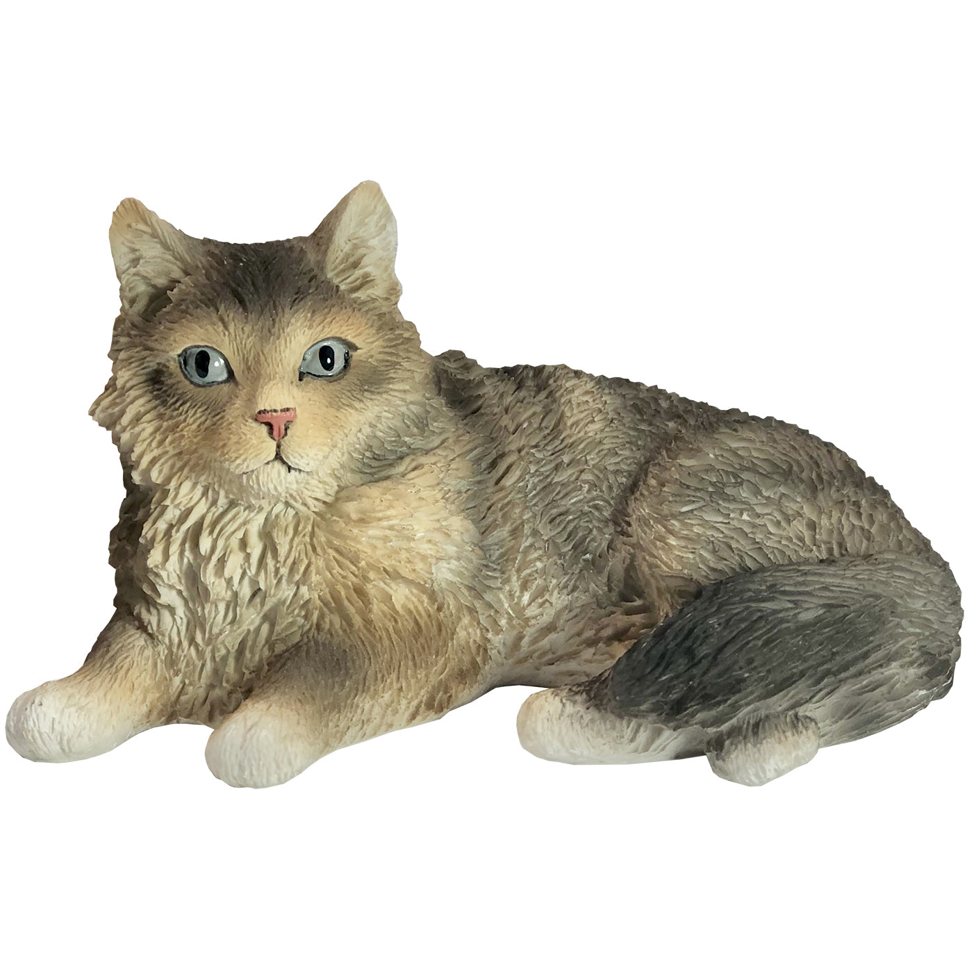 Sandicast Brown Tabby Maine Coon Cat Sculpture