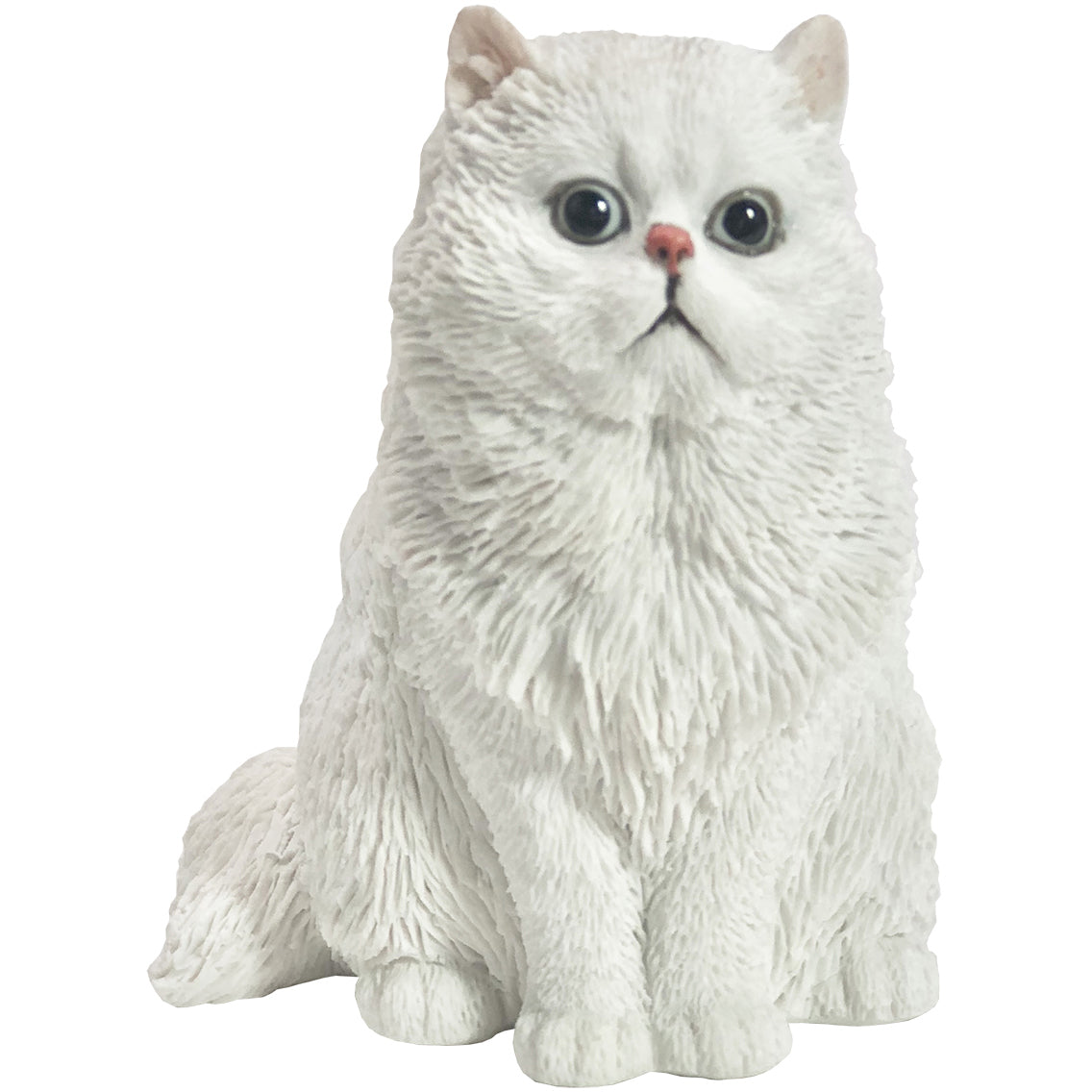 Sandicast White Persian Cat Sculpture