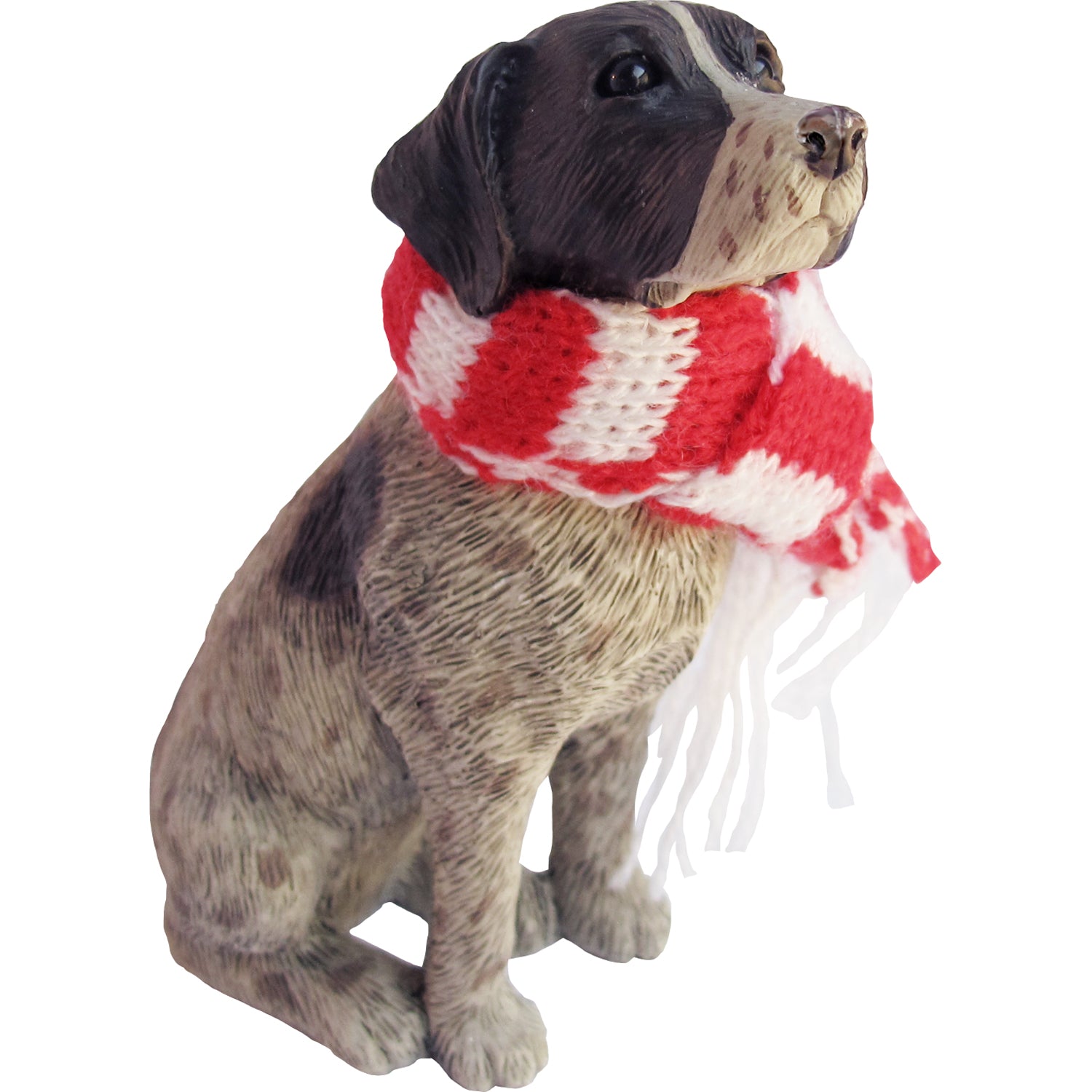 Sandicast Sitting German Shorthaired Pointer Christmas Ornament