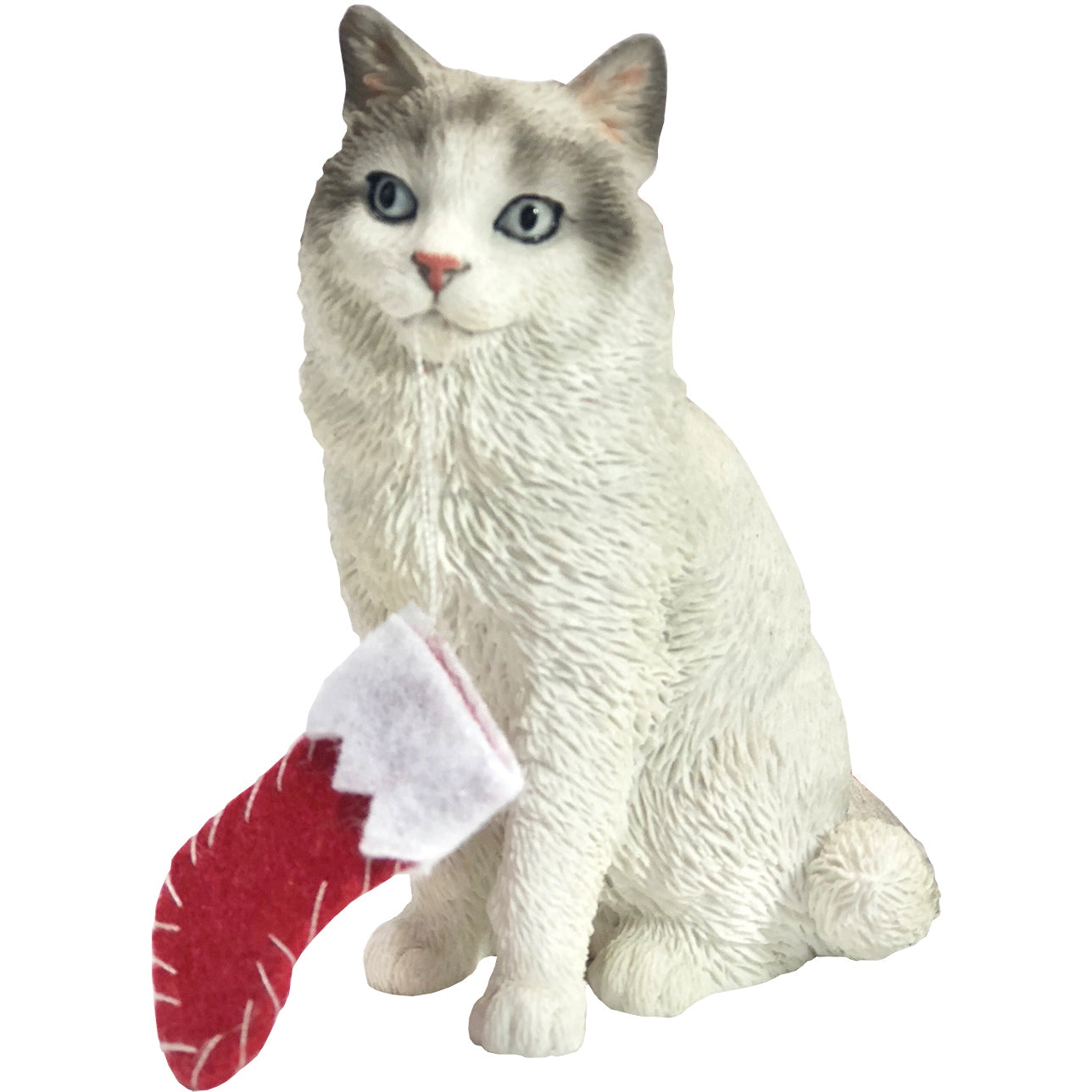 Sandicast Bicolor Ragdoll Cat Christmas Tree Ornament