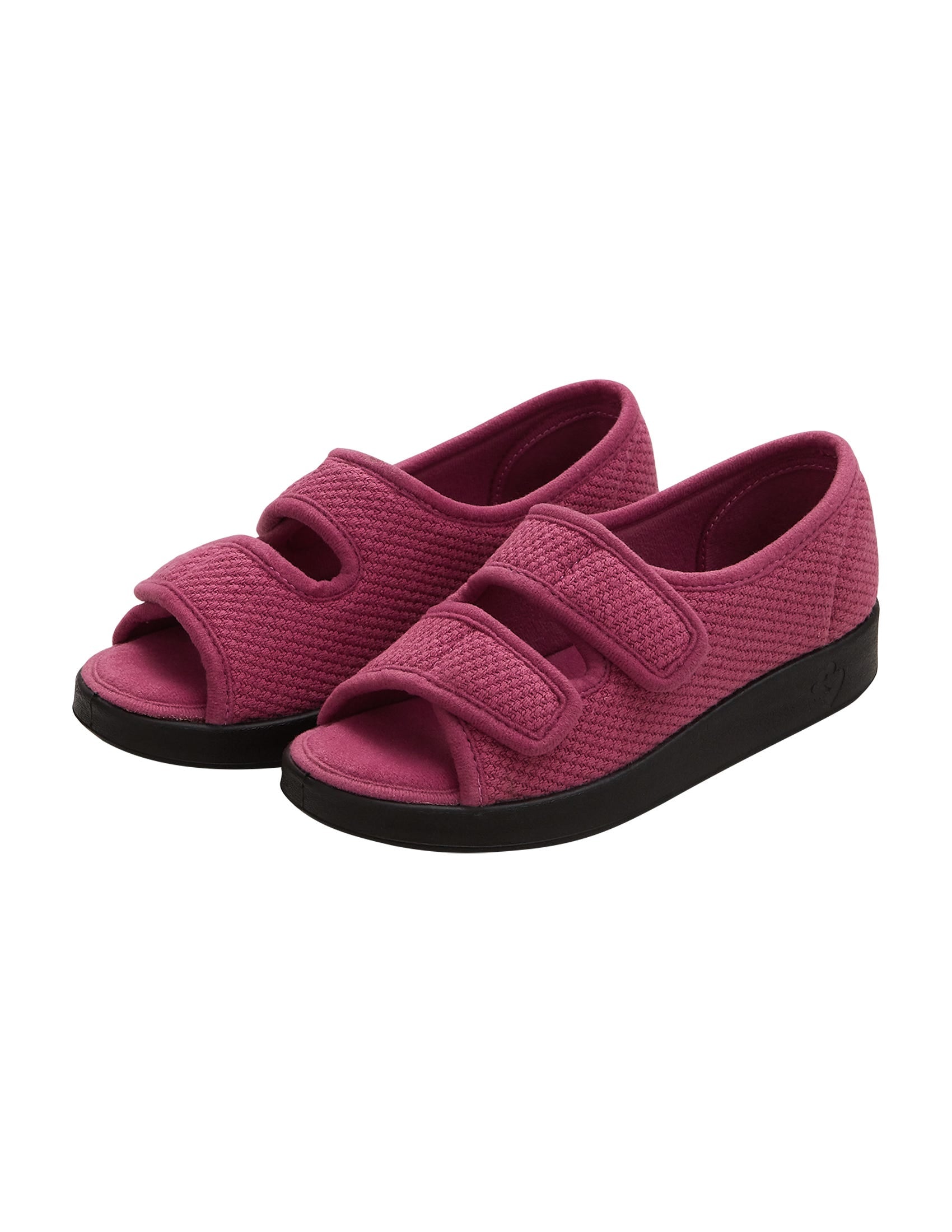 Silverts Women's Easy Closure Sandals - Rose Petal - 10