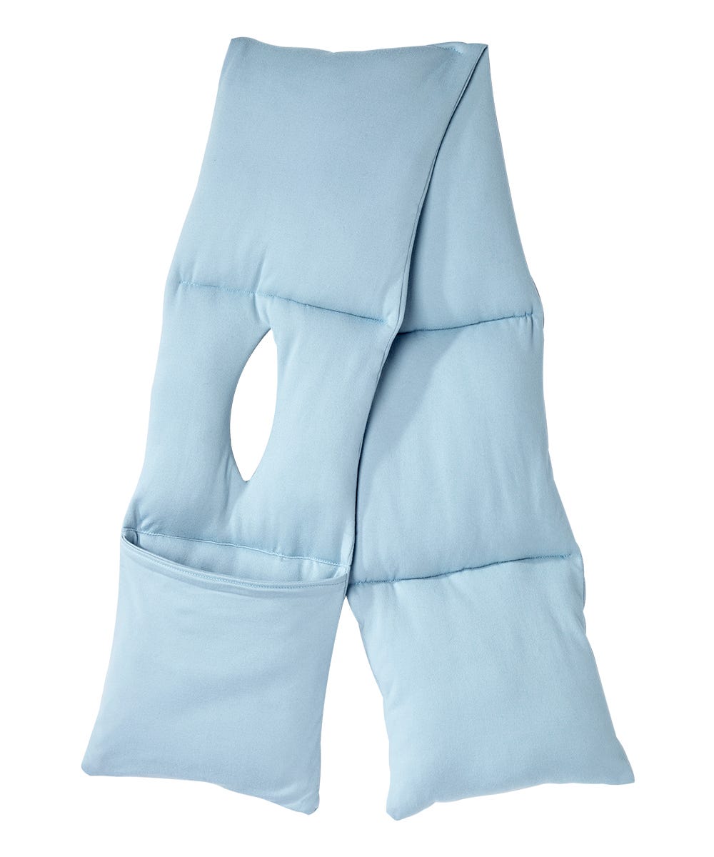 Silverts Women's Post Surgical Puffer Scarf - Sky Blue