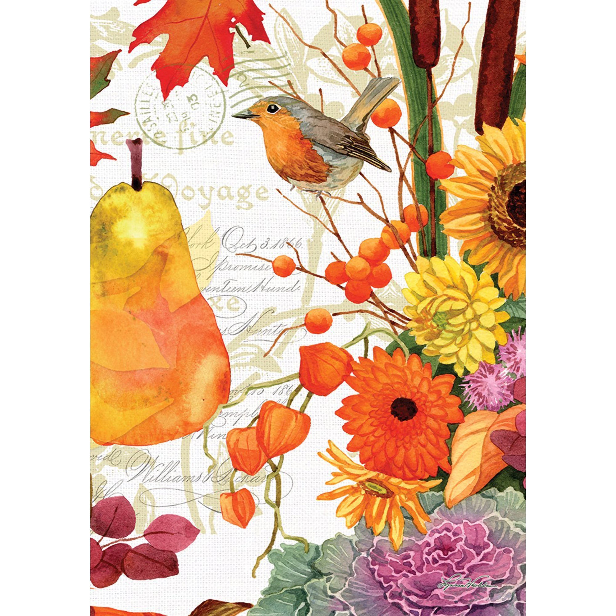 Autumn Arrangement Garden Flag