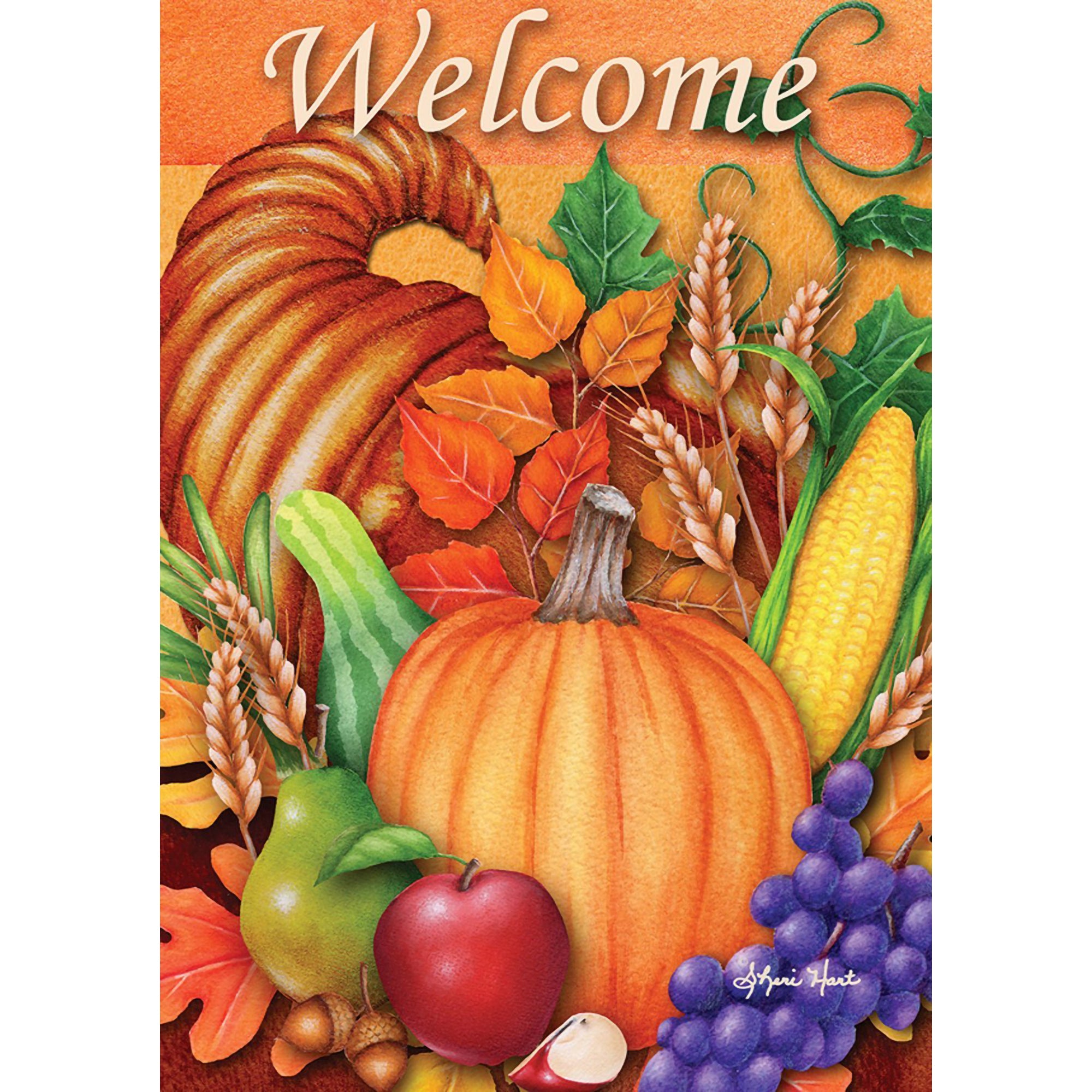 Autumn Blessing Garden Flag