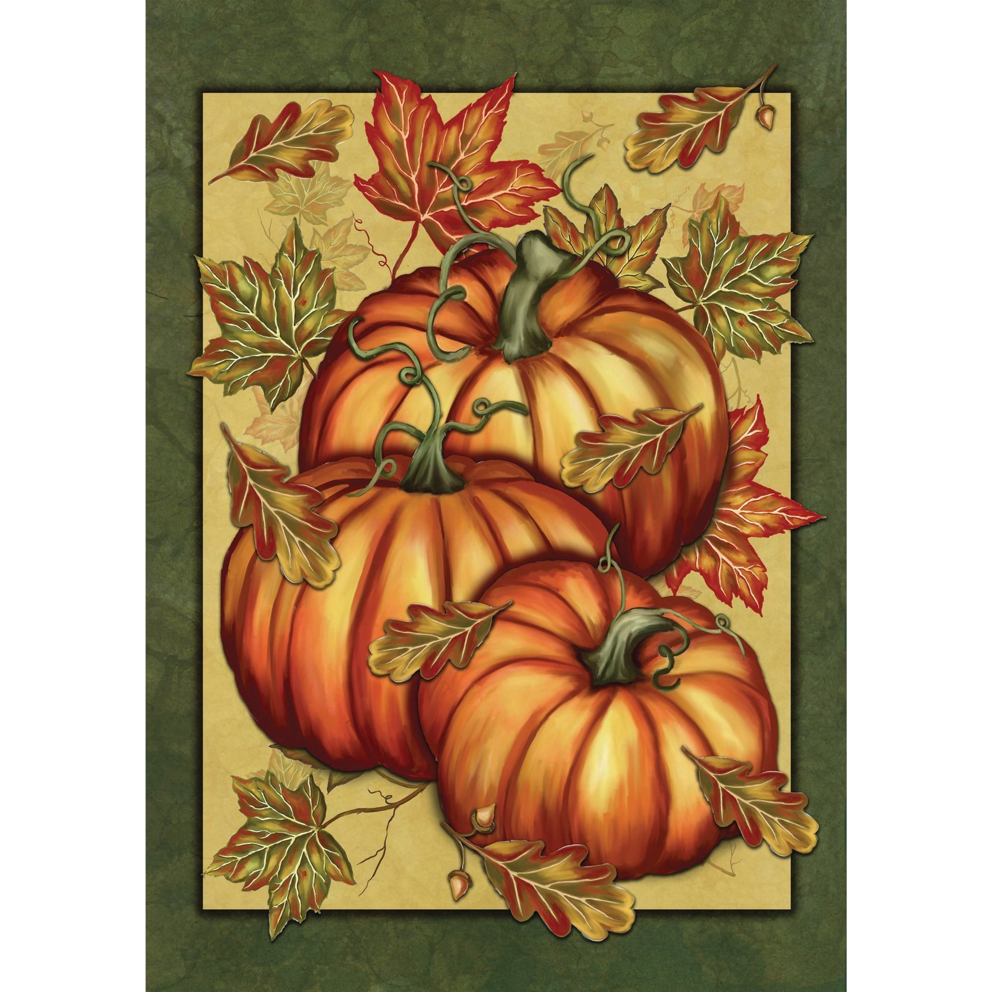 Toland Pumpkin Spice Garden Flag