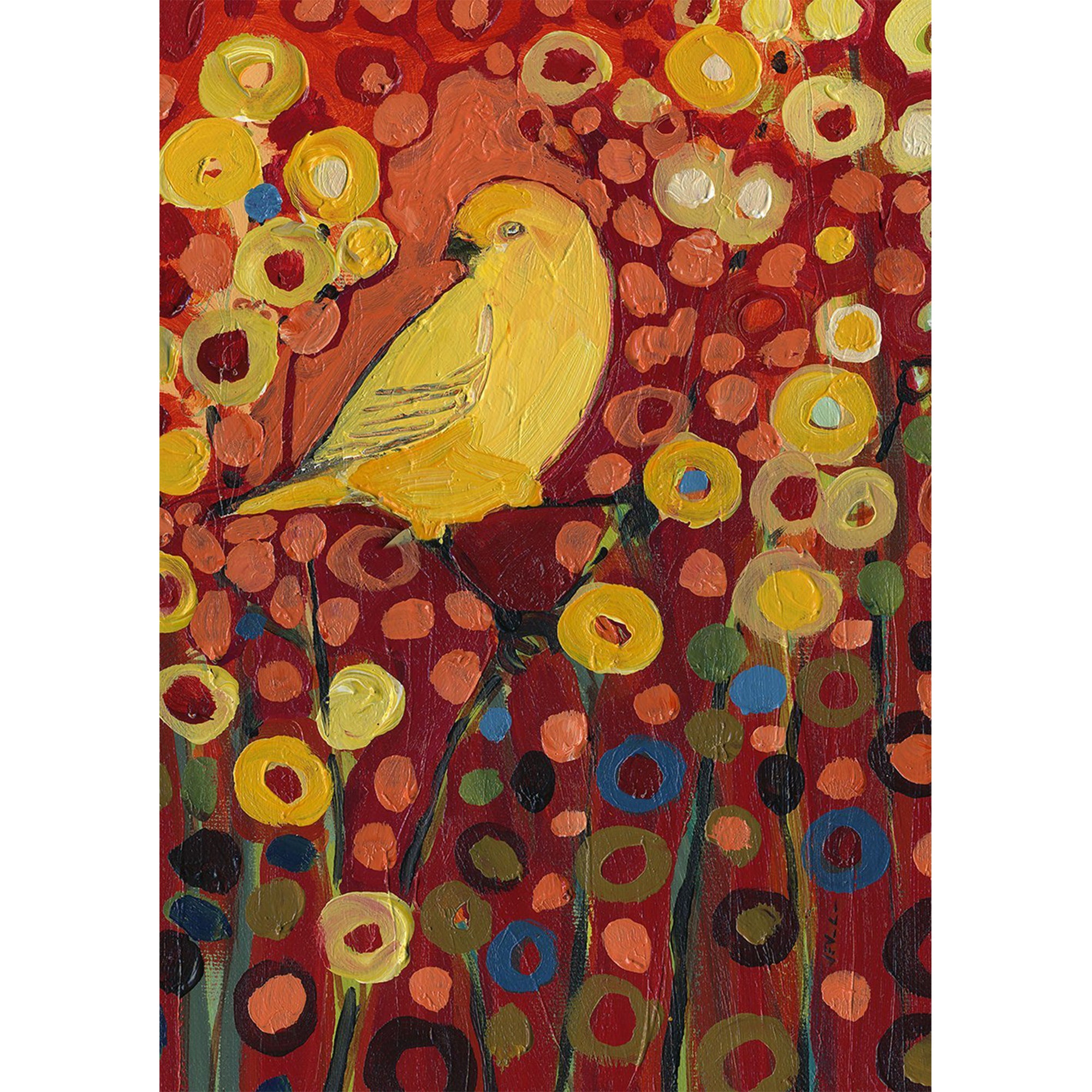 Toland Canary Field Of Flowers Garden Flag