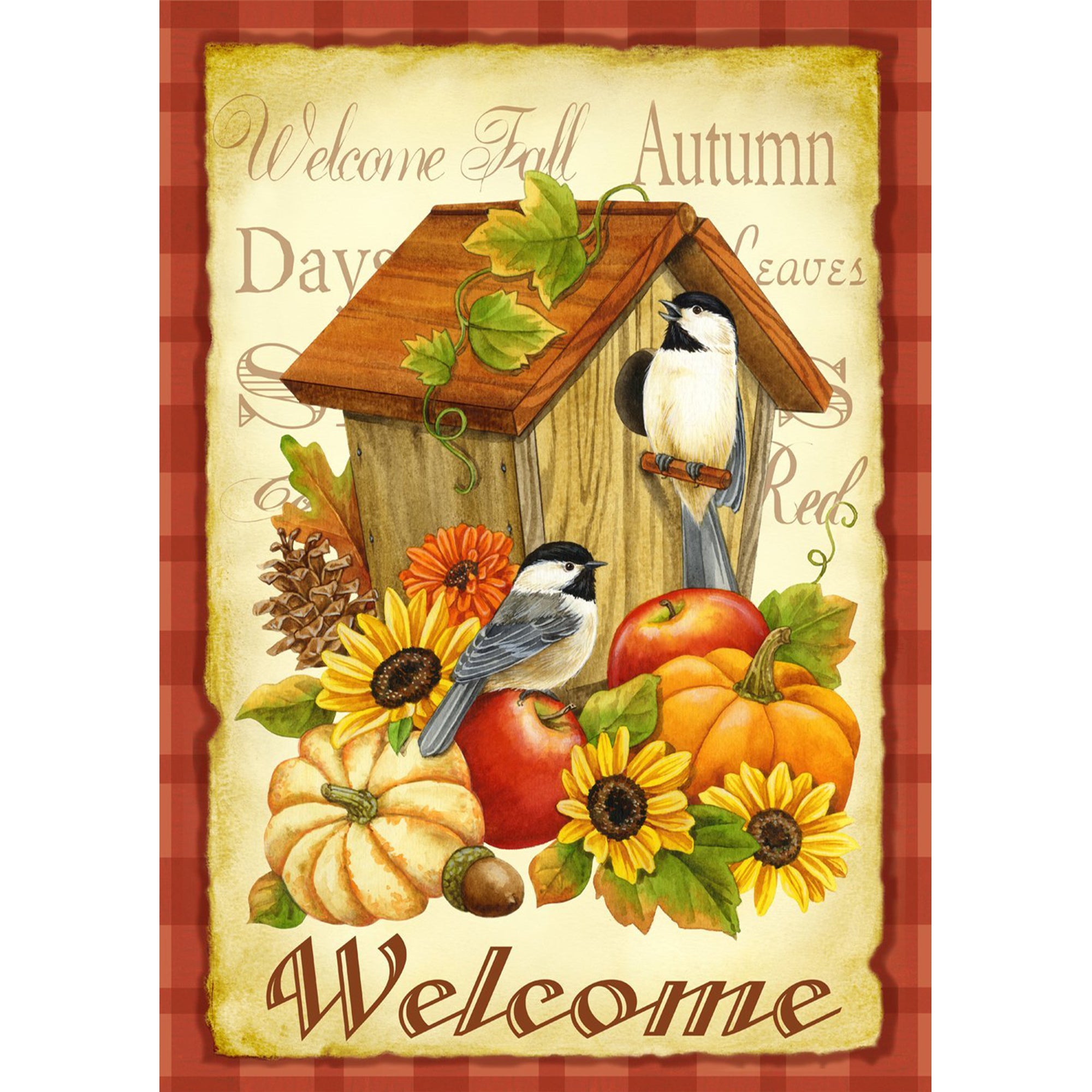 Toland Autumn Birds Garden Flag