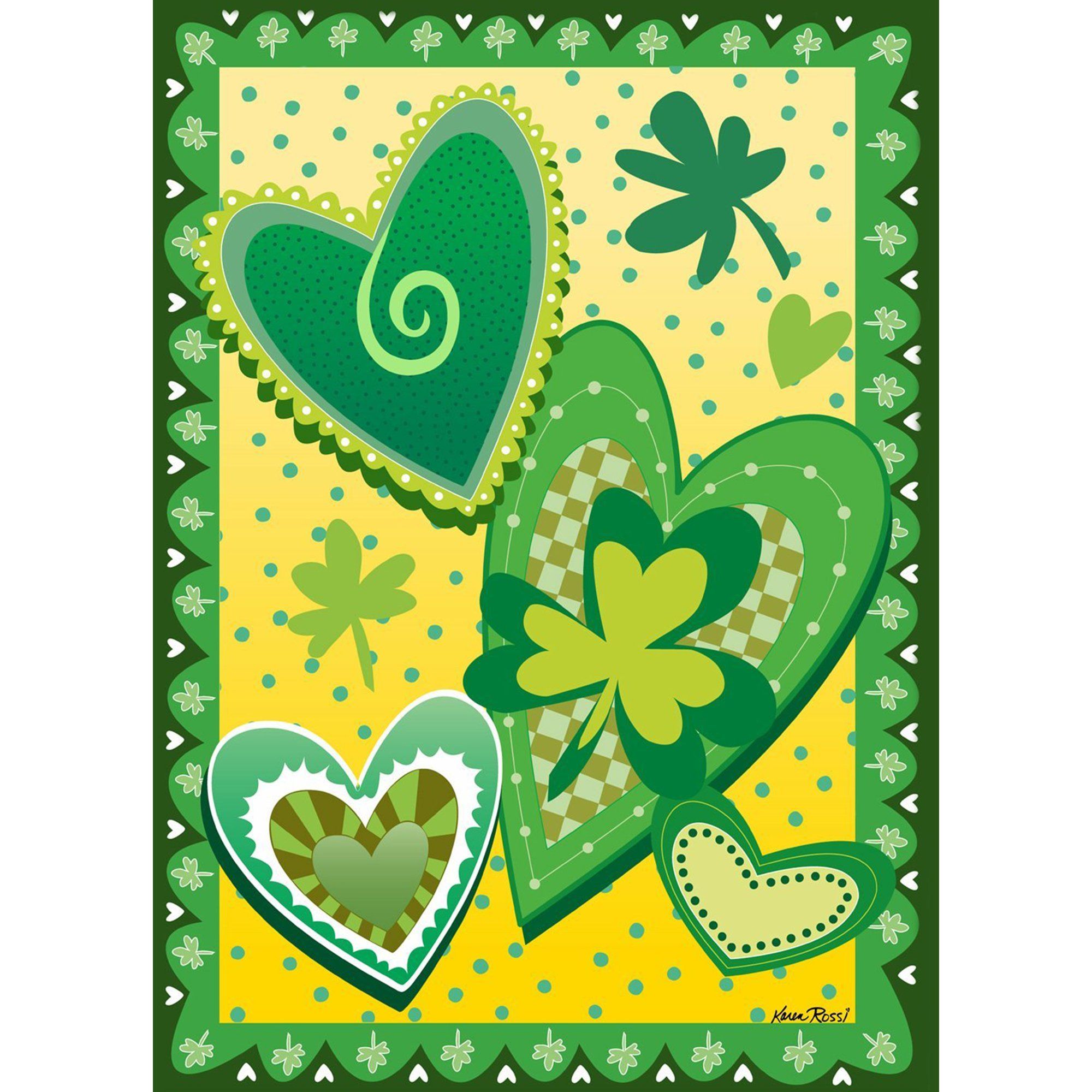 Toland Heart O' The Irish Garden Flag - 12.5 X 18