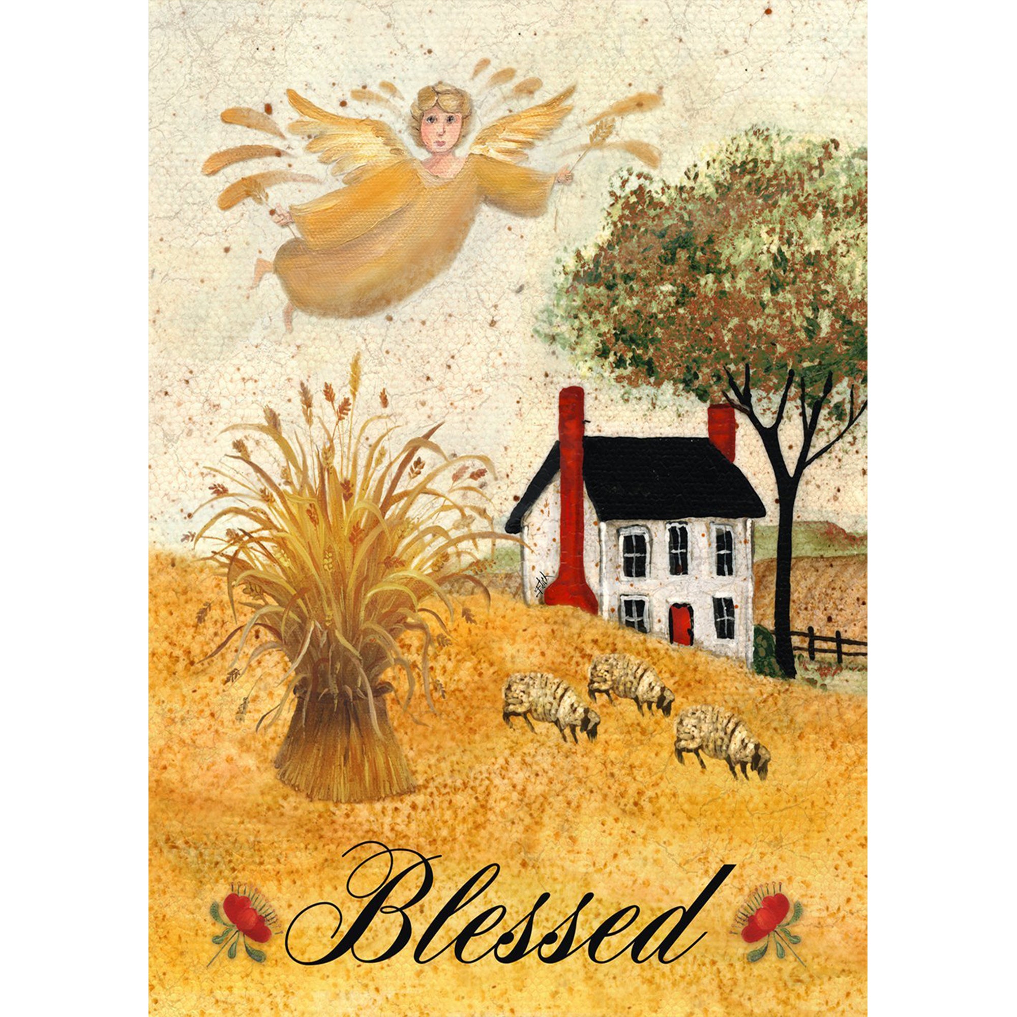 Toland Blessed Farm Garden Flag