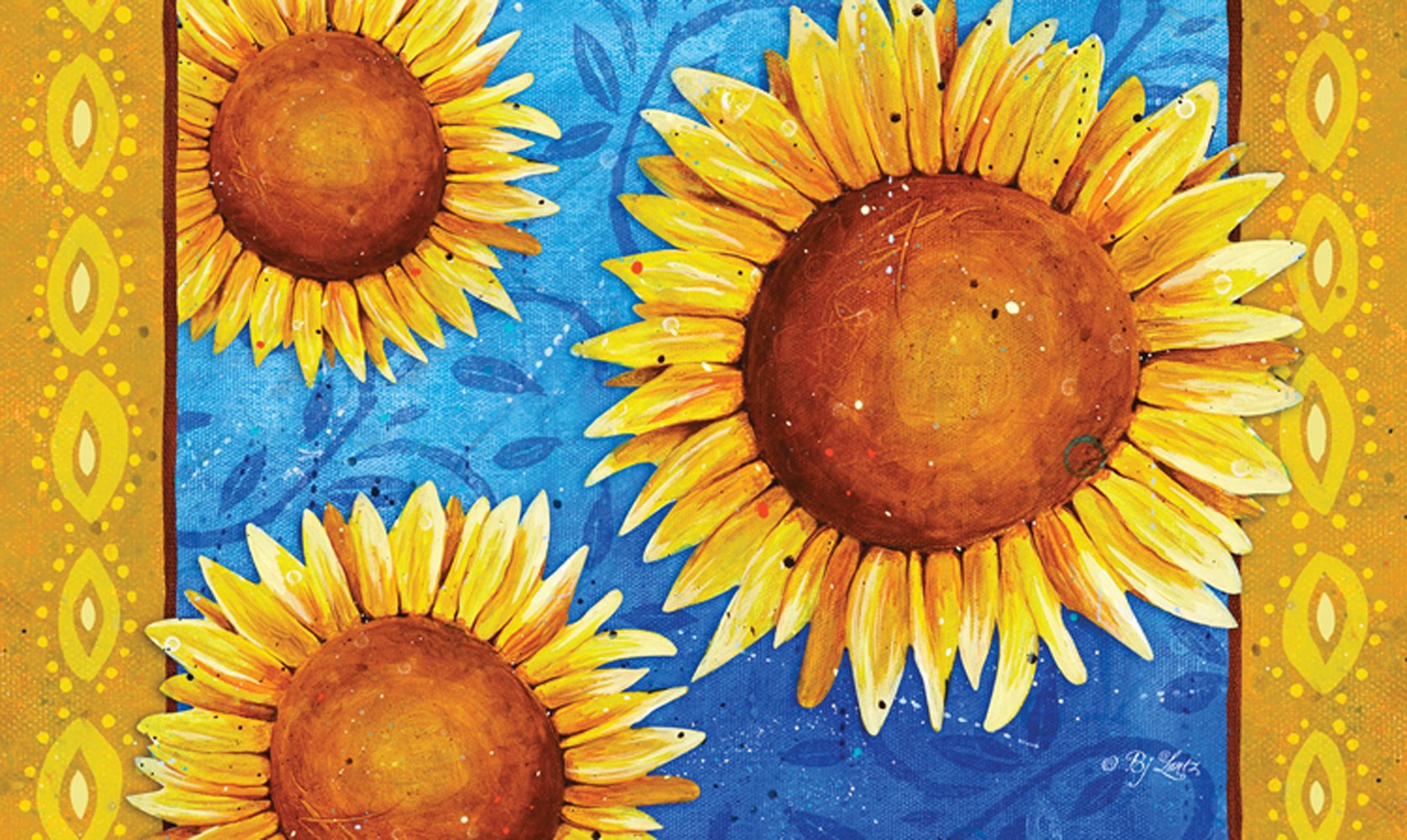 Toland Sweet Sunflowers Doormat