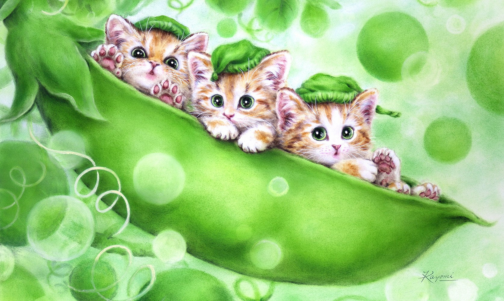Toland Kittens In A Pod Doormat