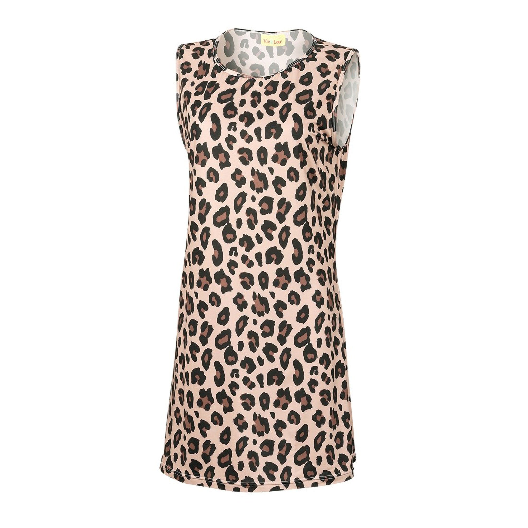 VIV&LOU Wild Side Leopard Dress - L/XL