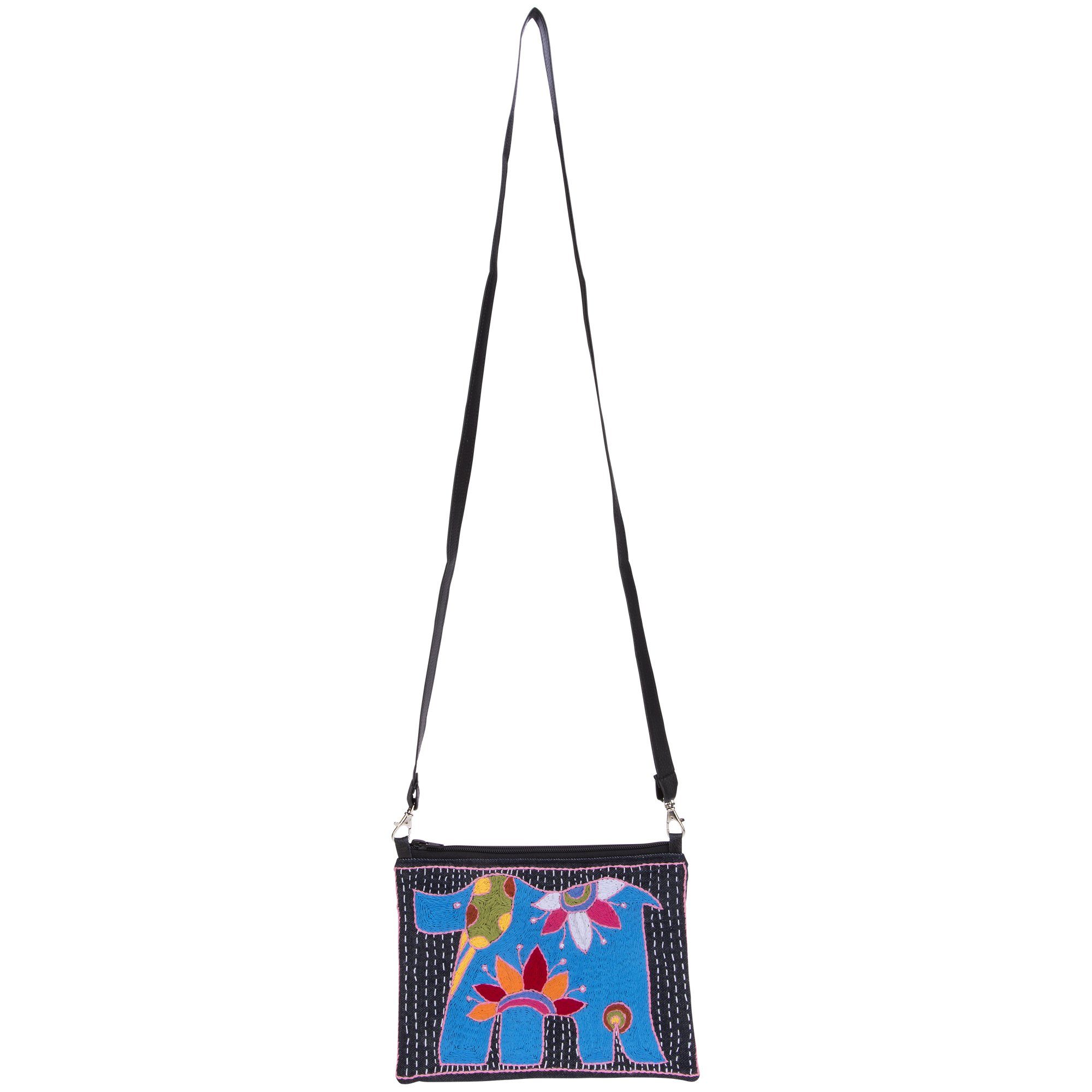 Amarasti Embroidered Sling Bag - Elephant