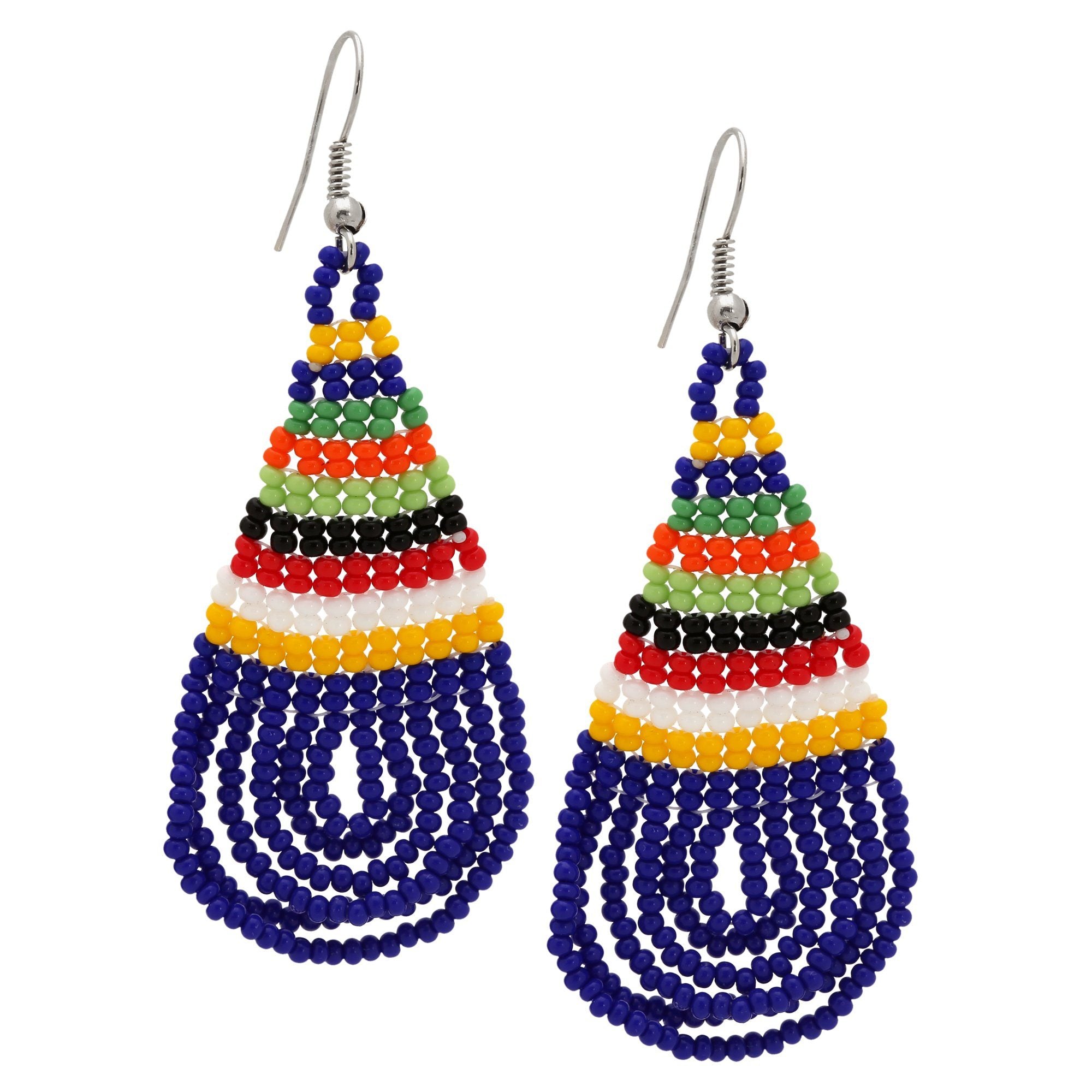 Be Bold South African Earrings - Blue