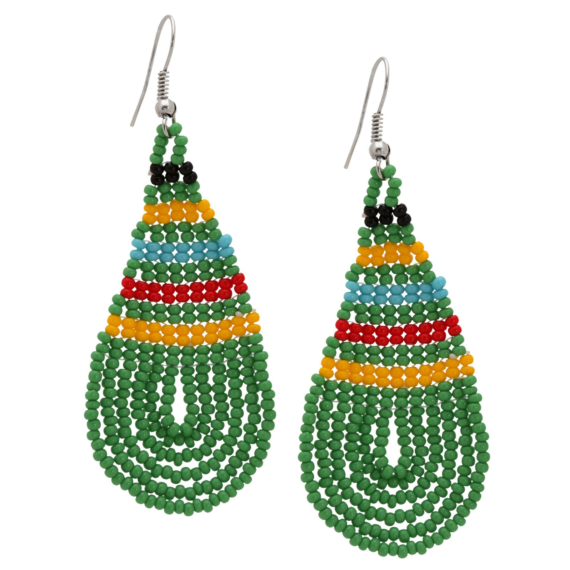 Be Bold South African Earrings - Green